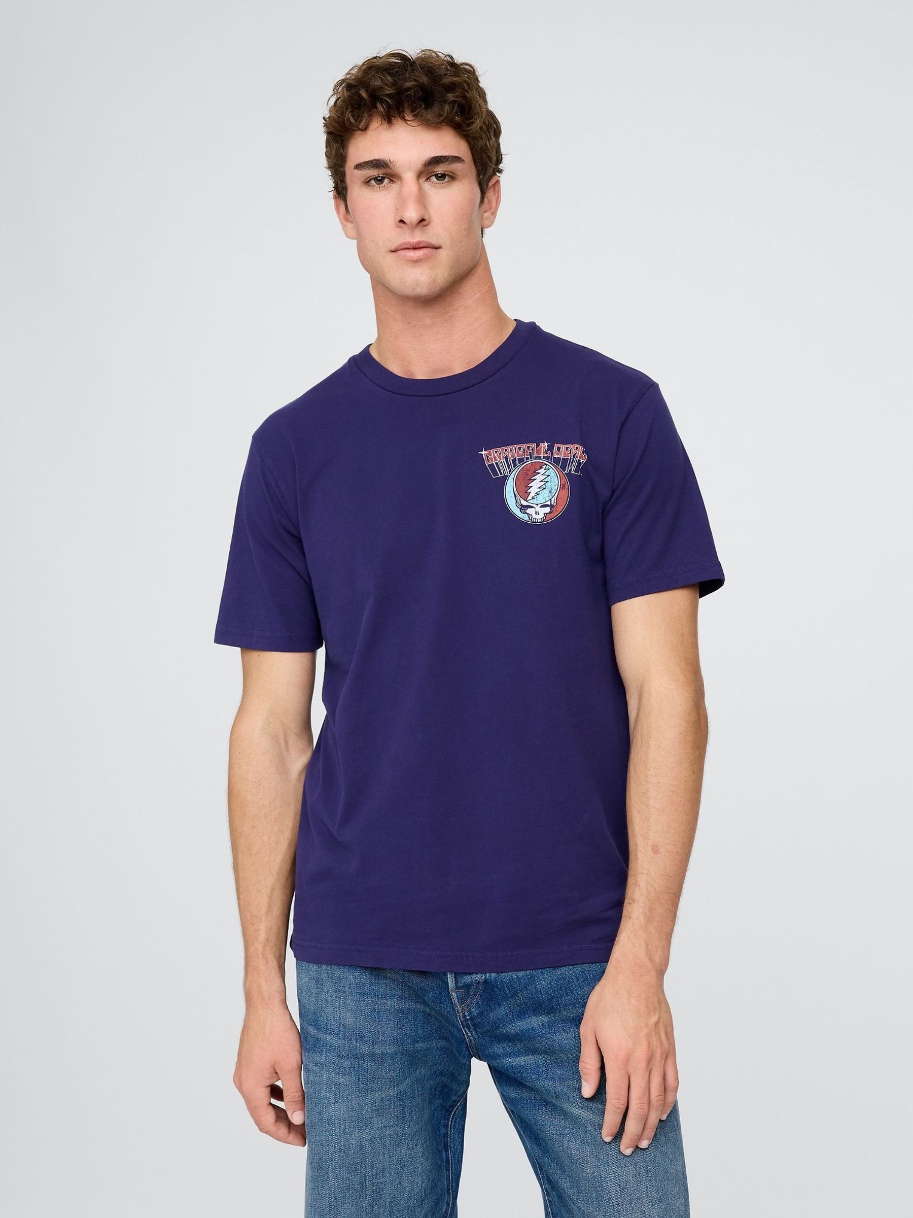 Purple Grateful Dead Relaxed Graphic T-Shirt (W36063) | £40