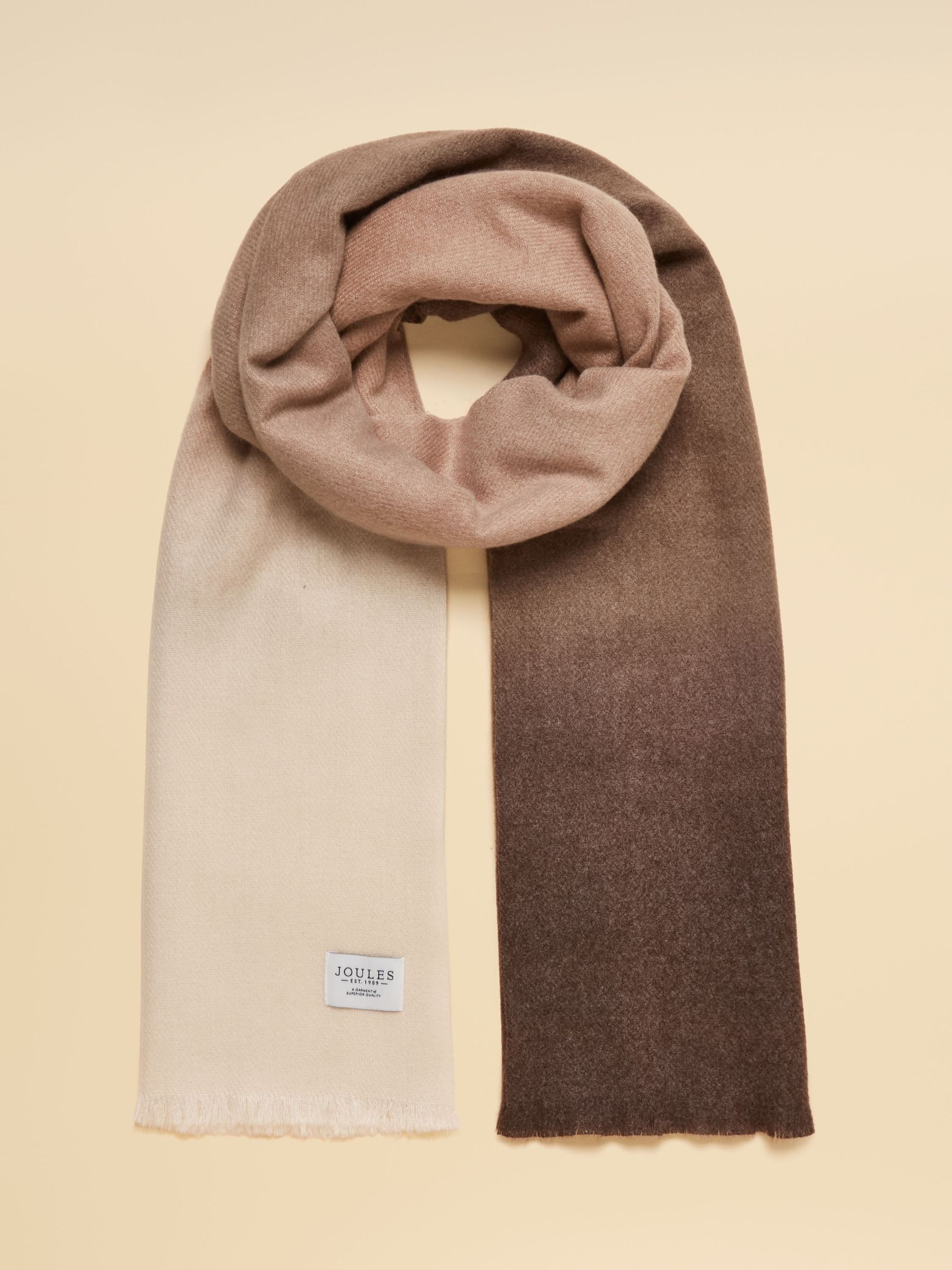 Karina Mink Brown Ombre Scarf (W38023) | £25
