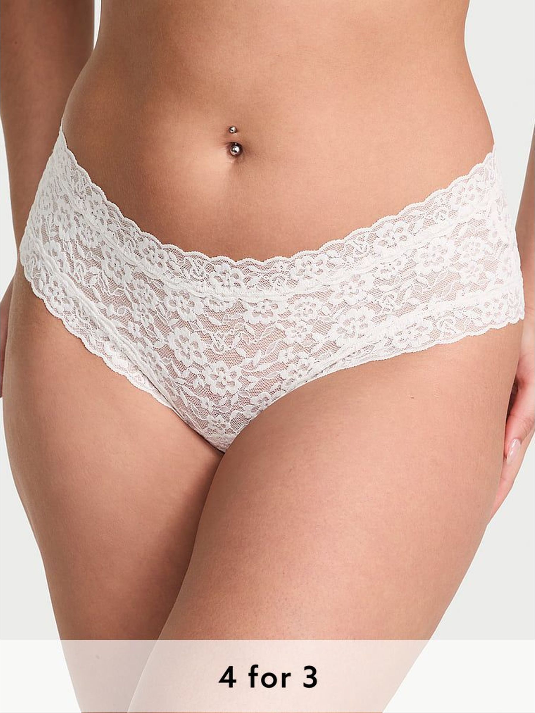 White Cheeky Knickers (W39374) | £9