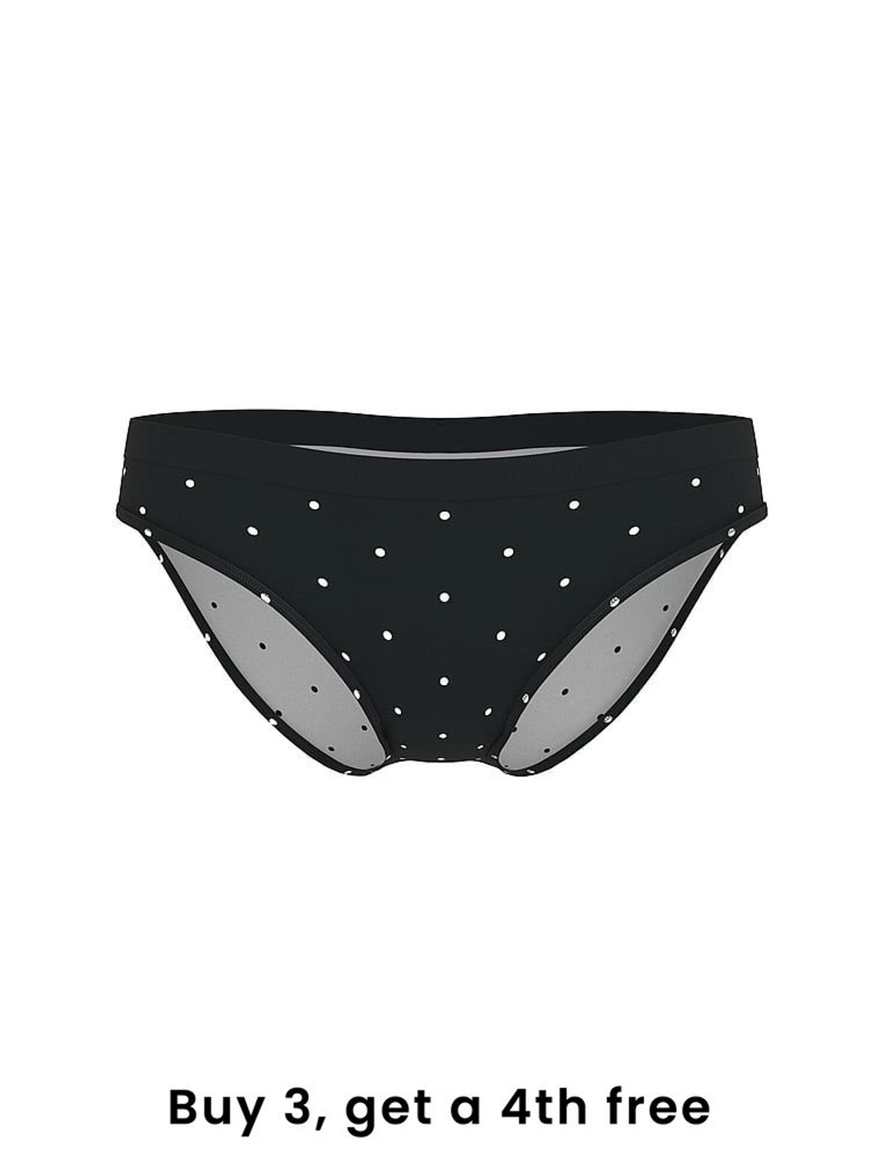 Small Black Dot Bikini Knickers (W39380) | £9