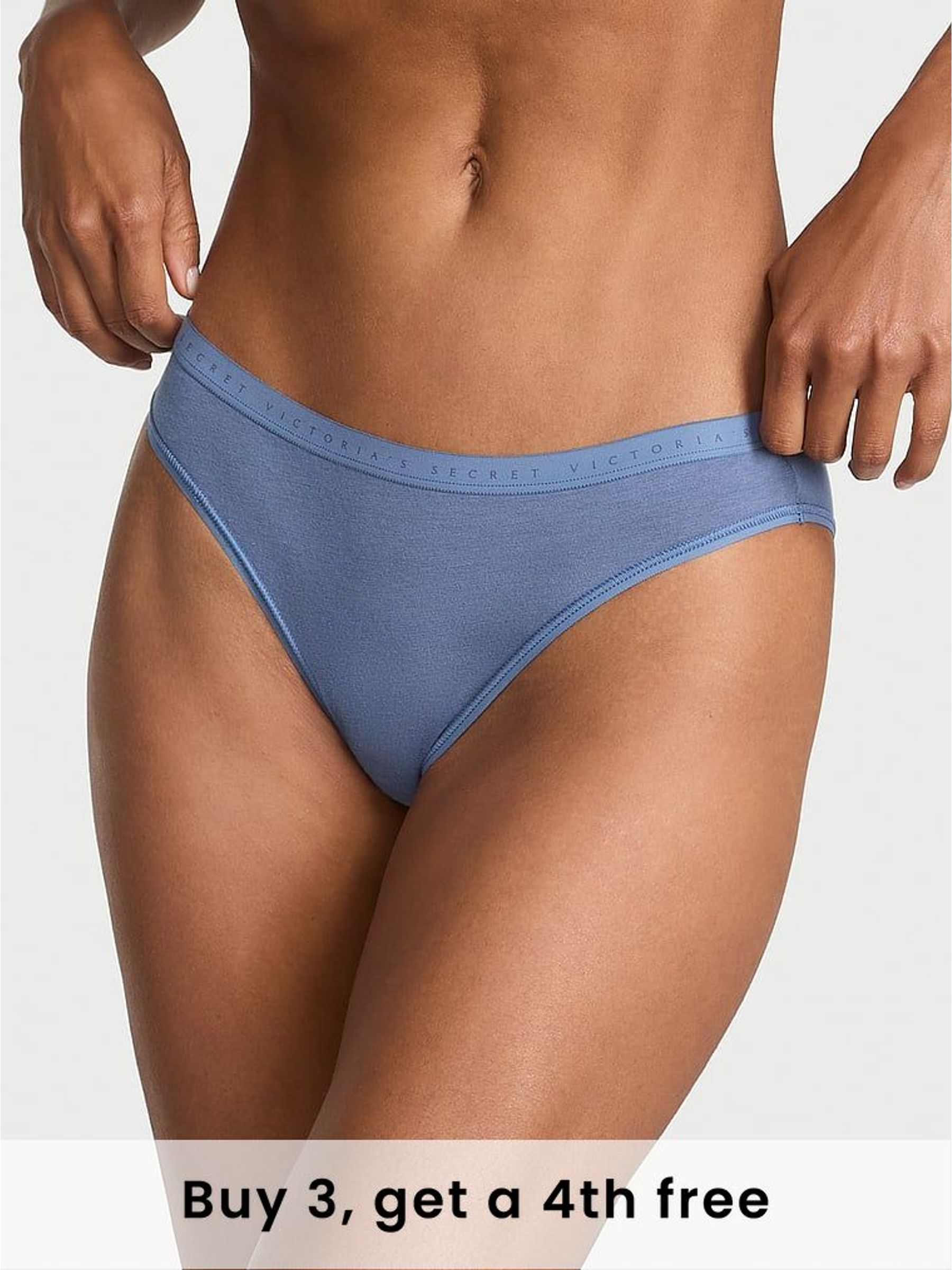 Moonlight Blue Bikini Knickers (W39437) | £9