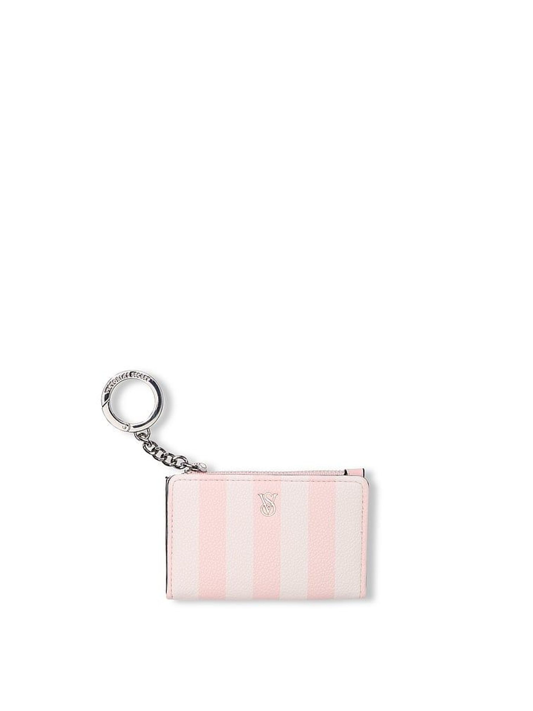 Iconic Stripe Pink Foldable Card Holder Keyring (W39494) | £16