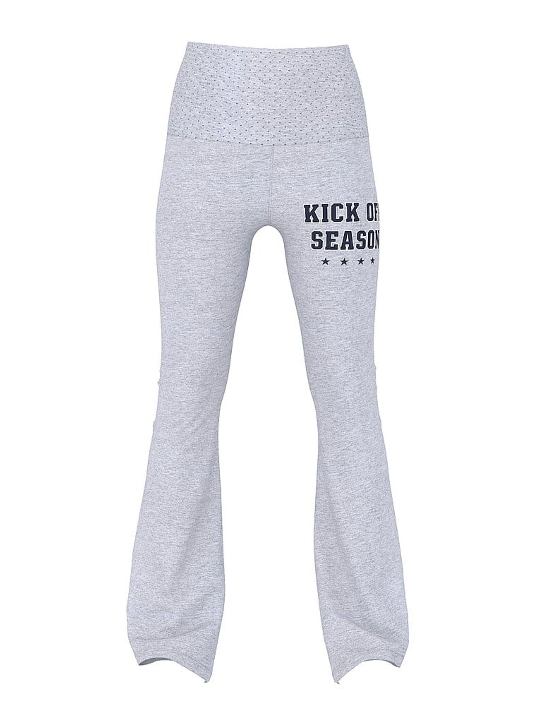 Medium Heather Grey Foldover Leggings (W39526) | £39