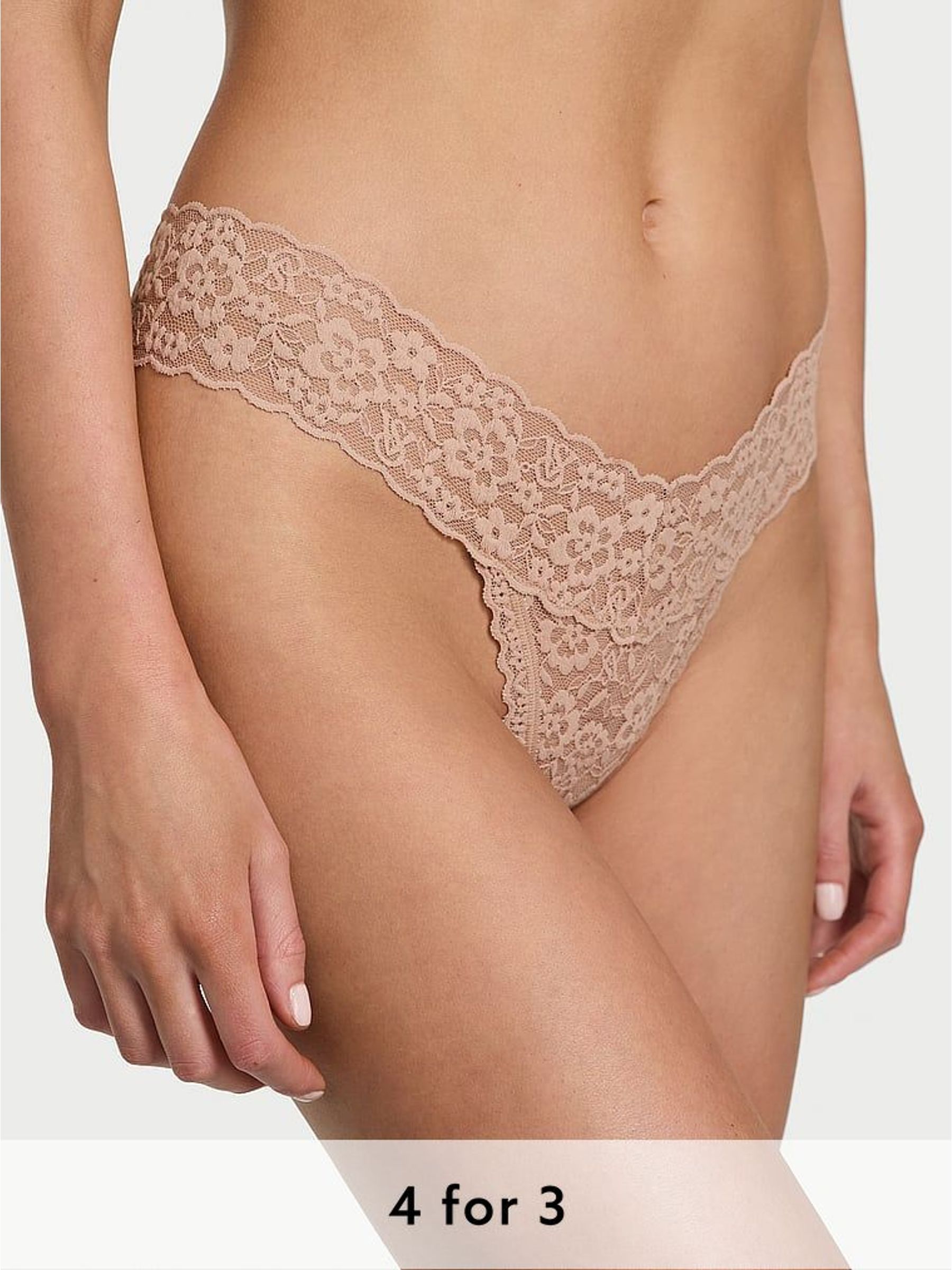 Praline Nude Thong Knickers (W39561) | £9