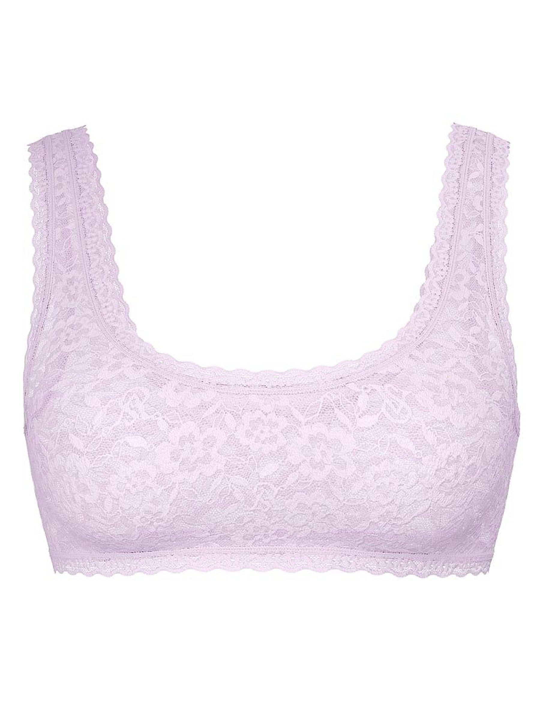 Delicate Violet Purple Bralette Sexy T-Shirt Lace Scoop (W39566) | £25