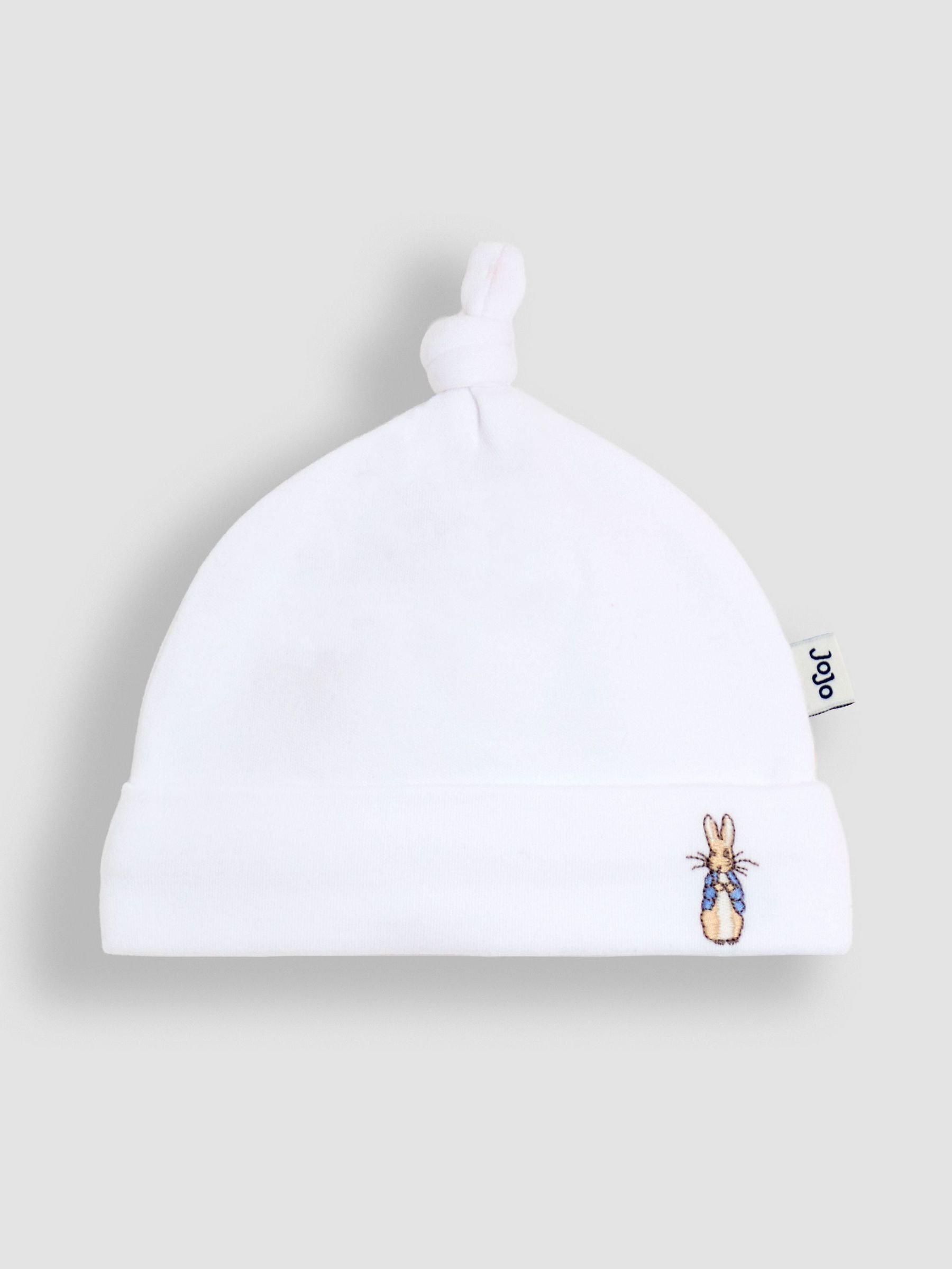 White Peter Rabbit™ Baby Hat (W40900) | £6