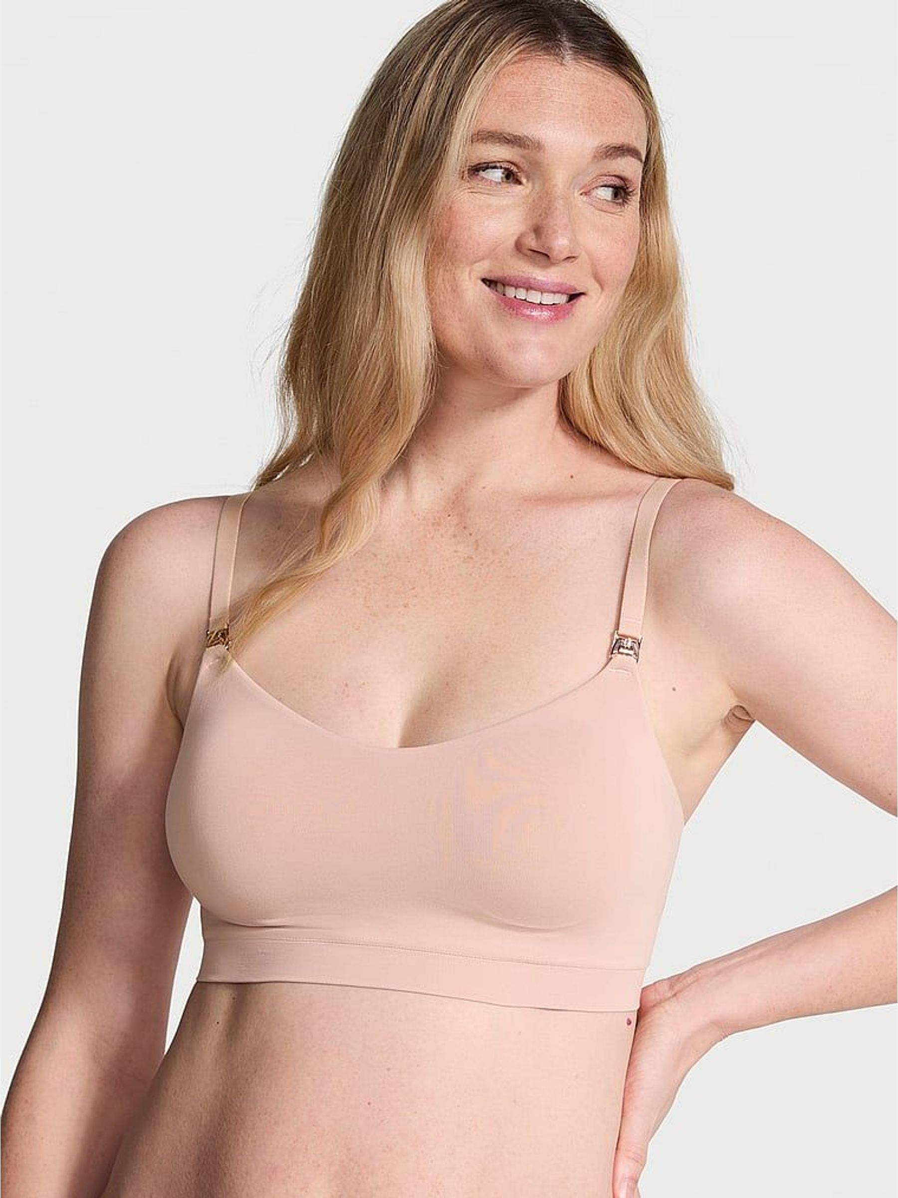 Macaron Nude Seamless Nursing Bra (W41174) | £39