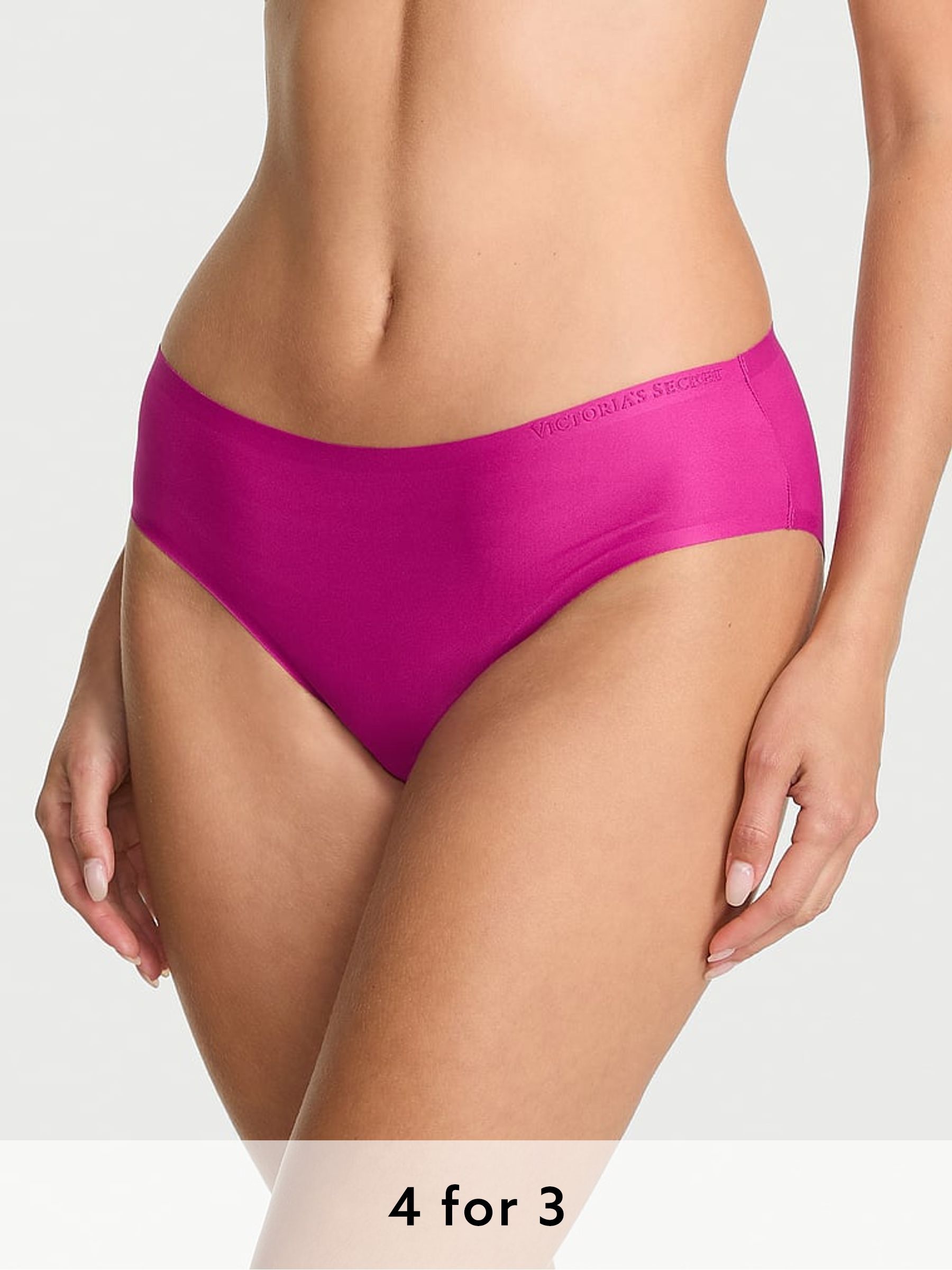 Allure Pink Bikini Mid-Rise Knickers (W41182) | £14