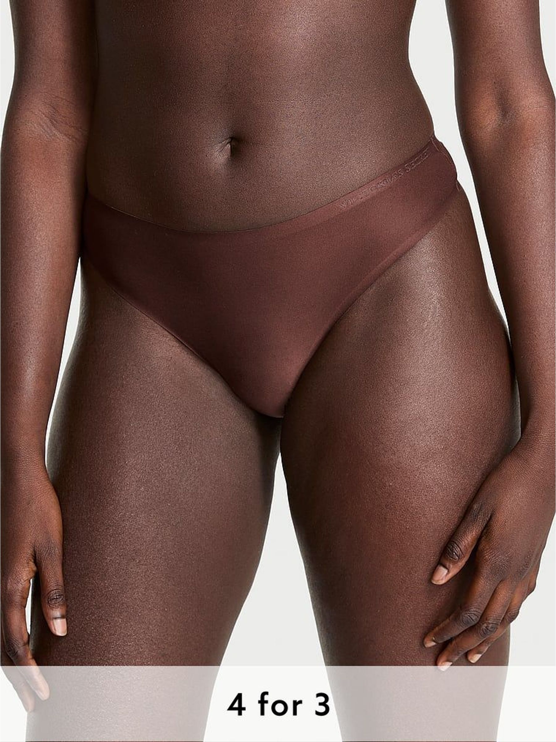 Ganache Nude Thong Mid-Rise Knickers (W41195) | £16