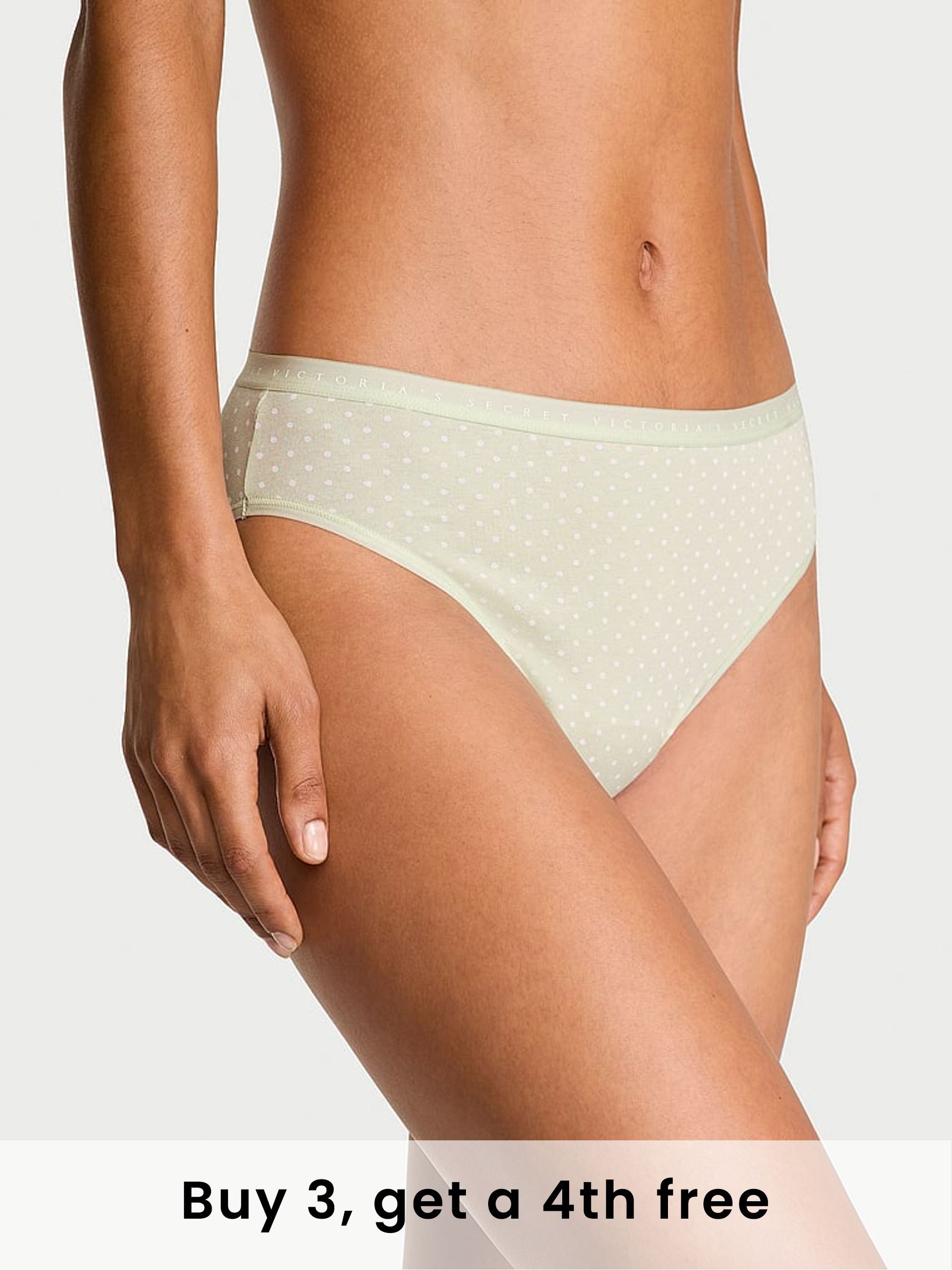 Mint Crush Dot Green Brief Knickers (W45555) | £9