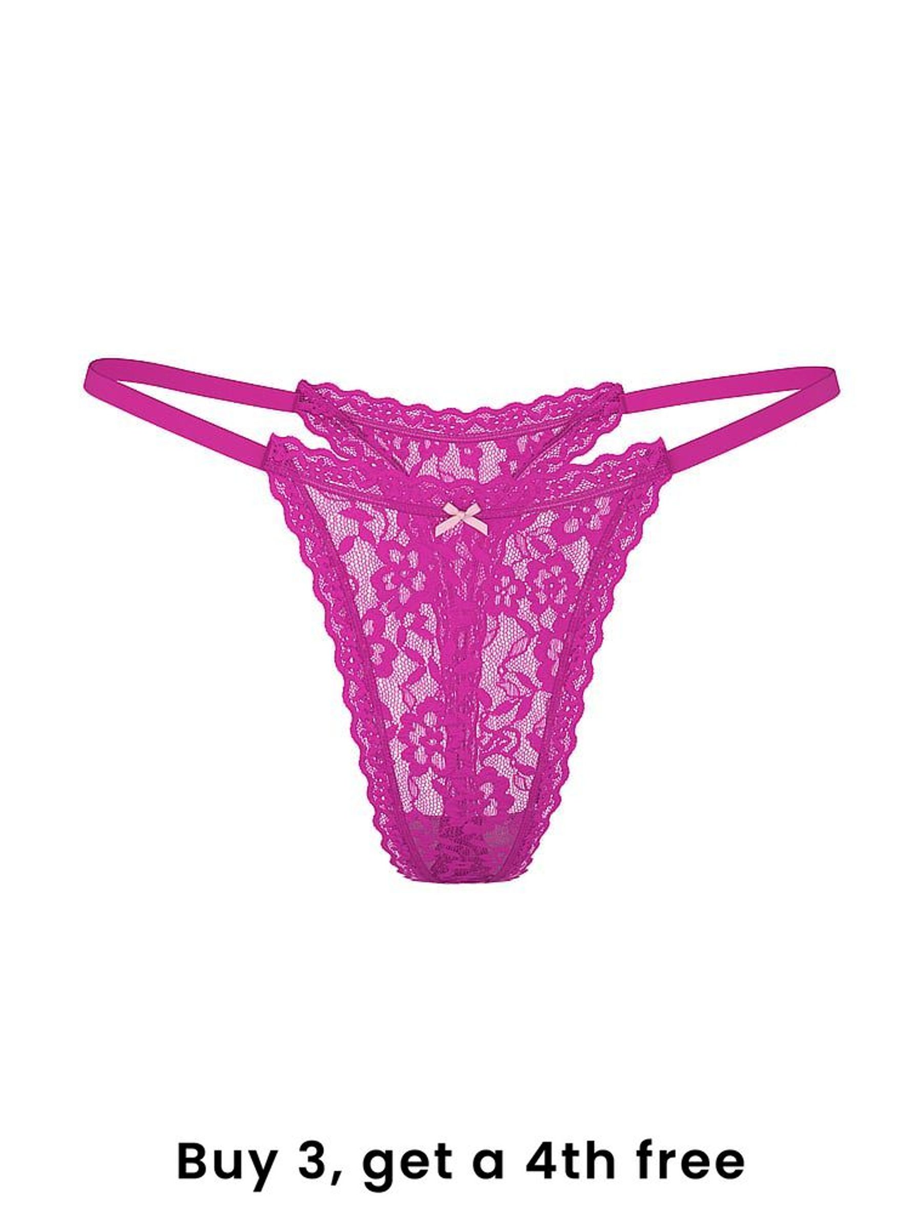 Allure Miami Pink Thong Knickers (W45578) | £9