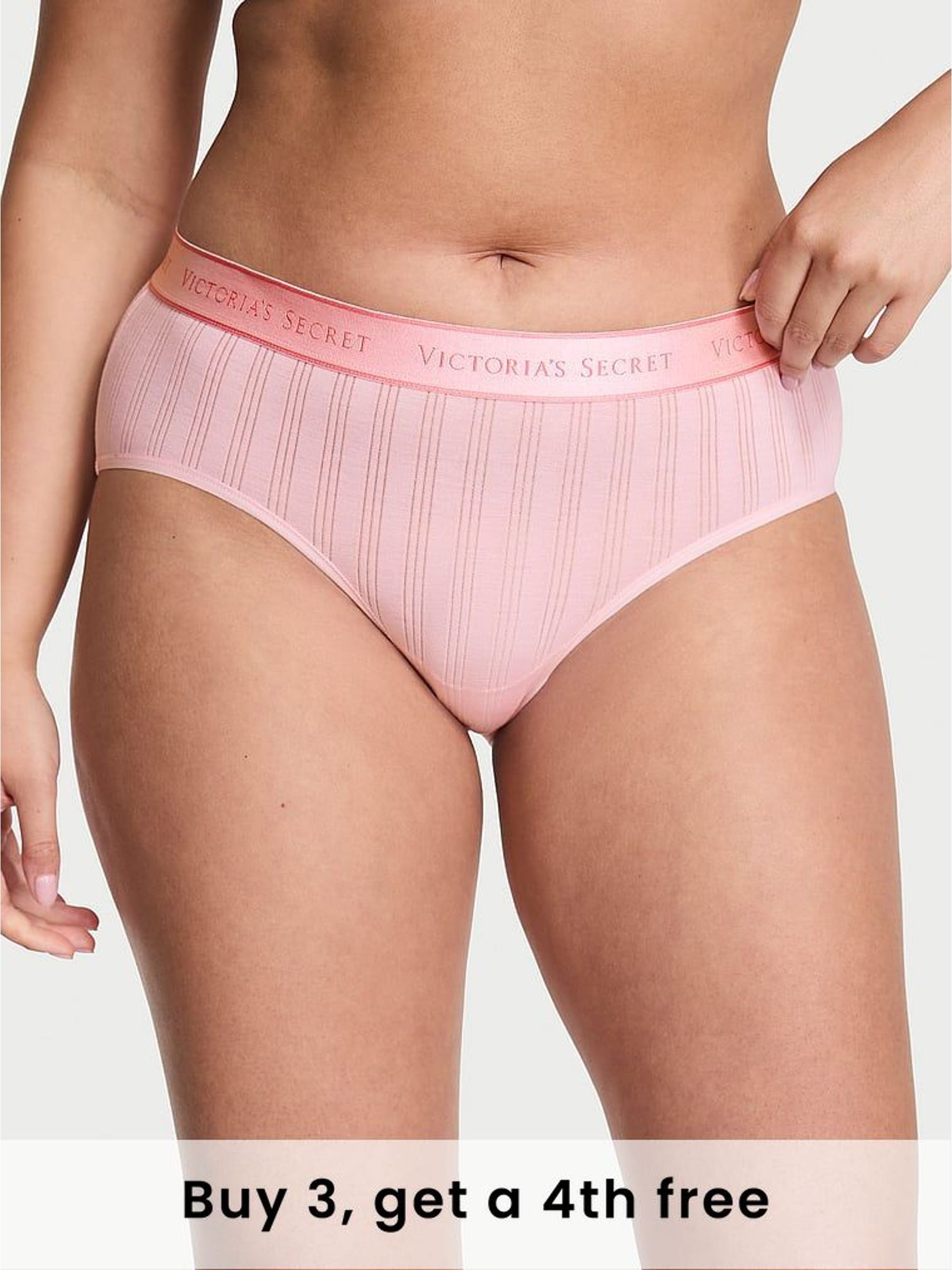 Pretty Blossom Pink Hipster Modal Logo Knickers (W45601) | £9