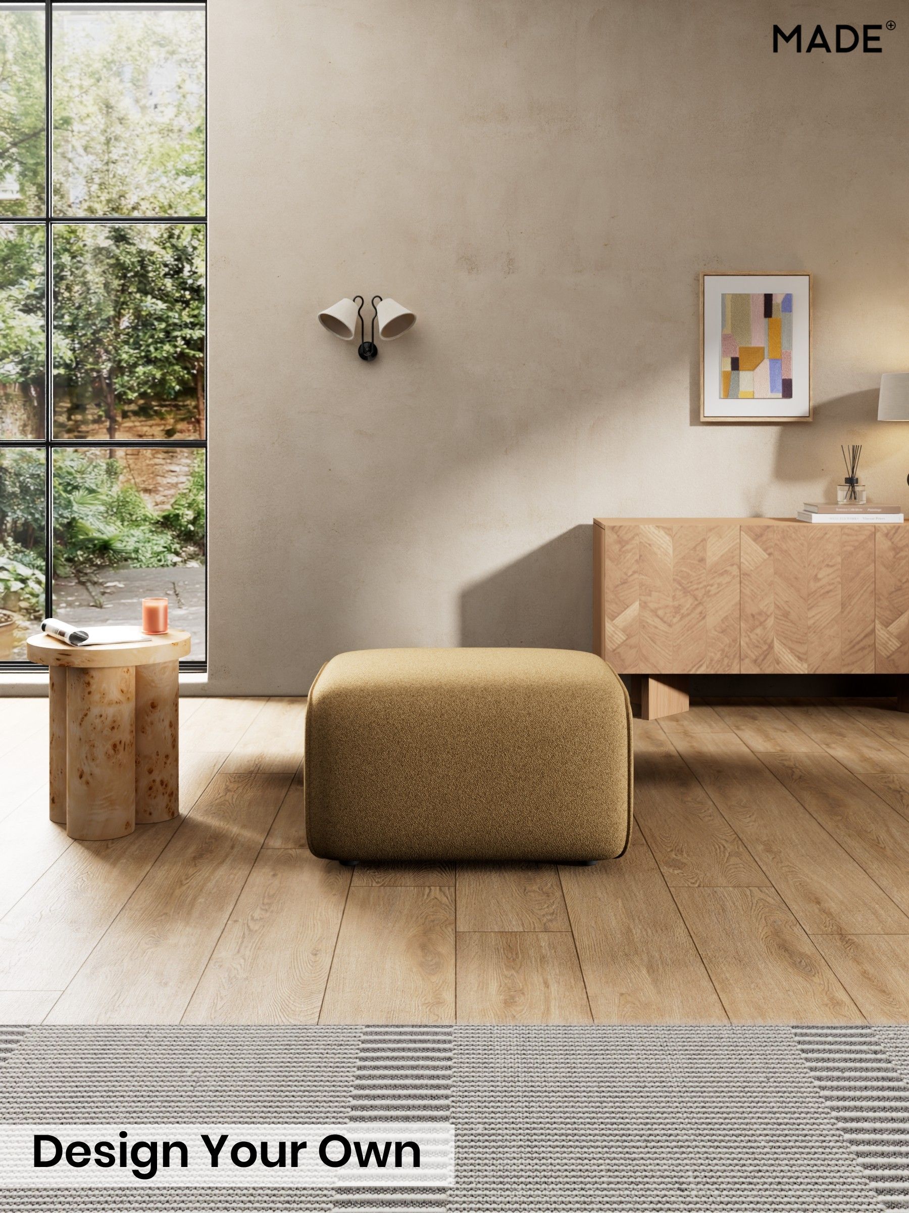 Soft Touch Boucle/Caramel Natural - Avalon By Made