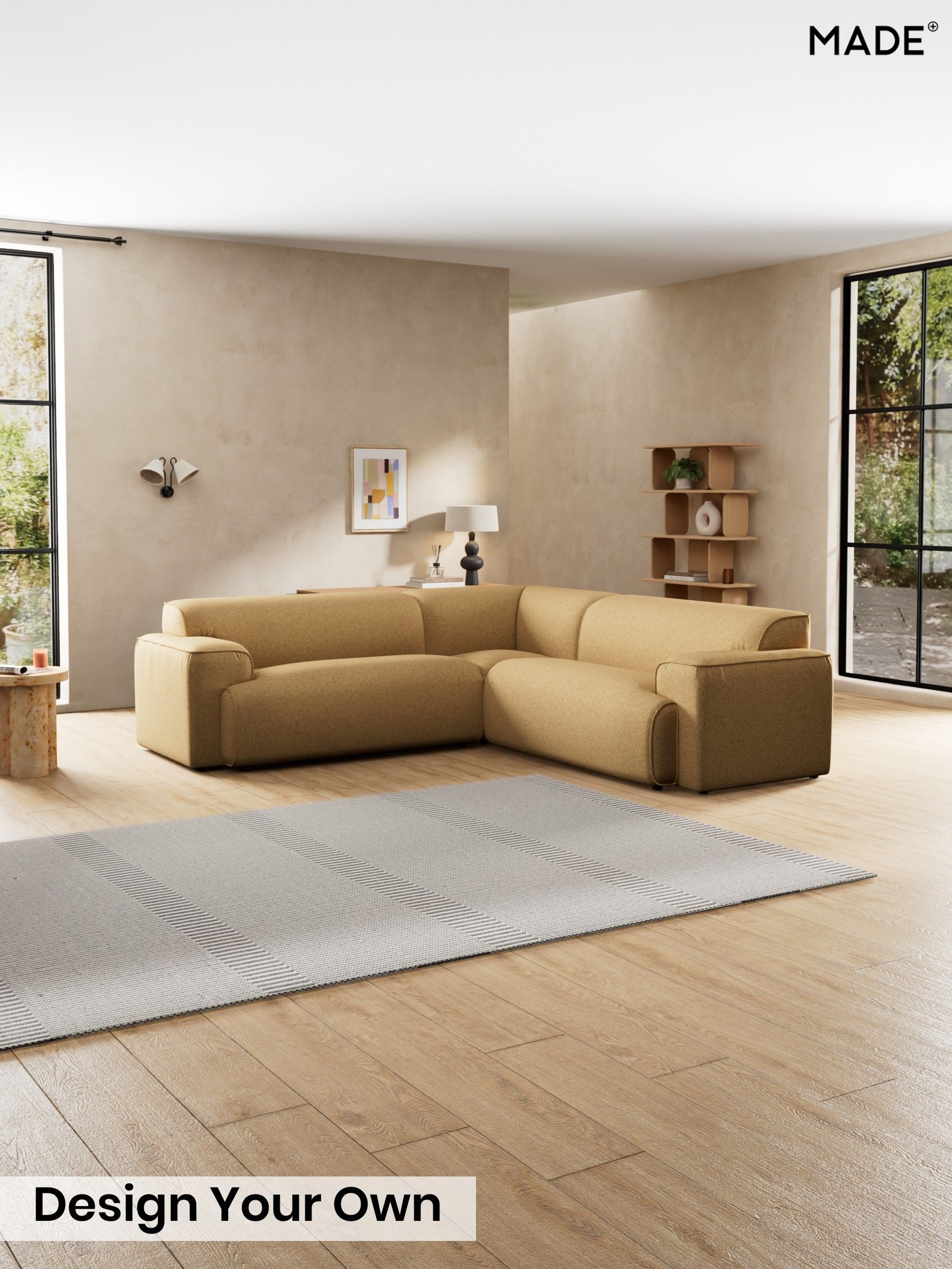Soft Touch Boucle/Caramel Natural - Avalon By Made