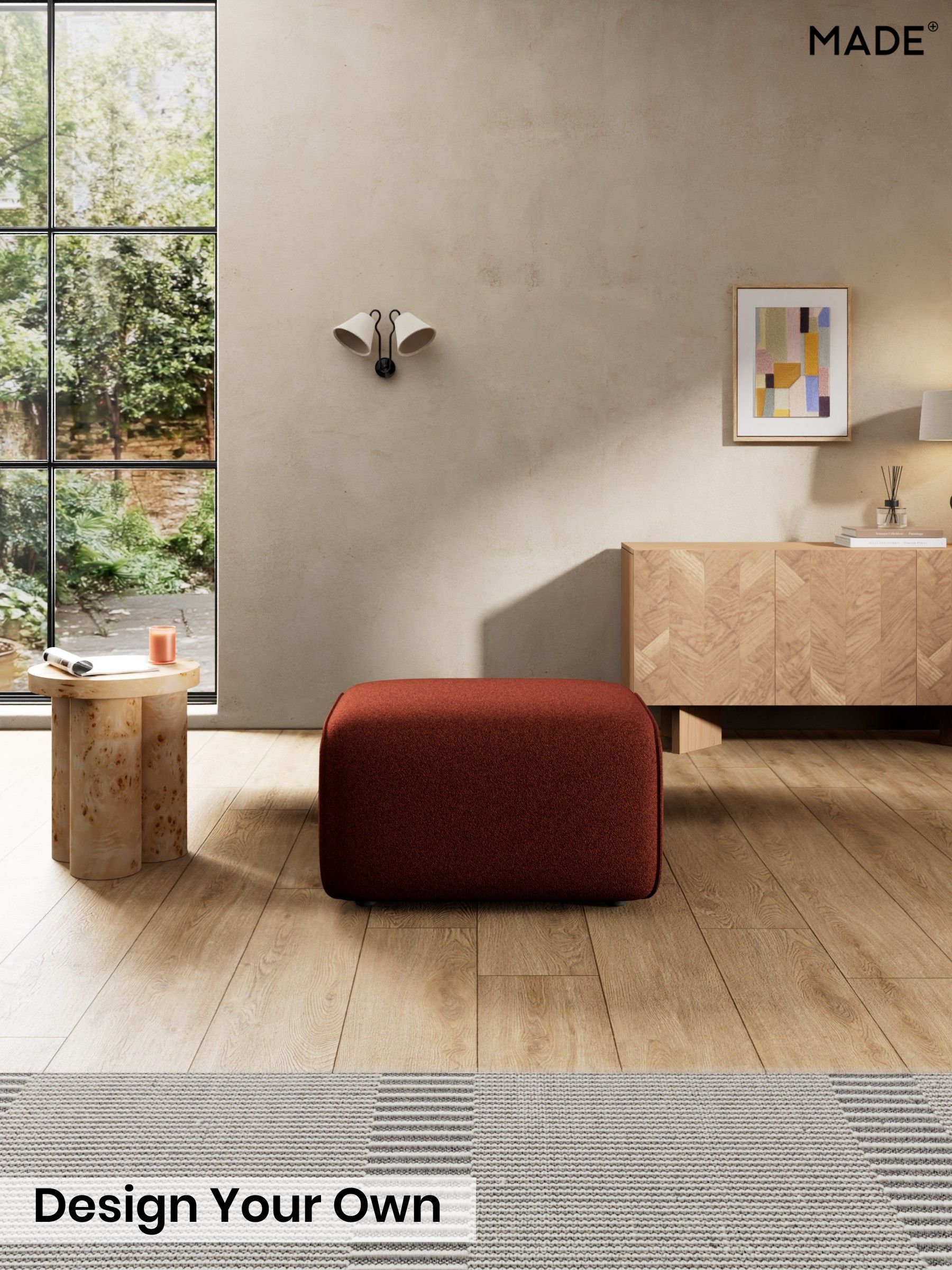 Soft Touch Boucle/Rust Orange - Avalon By Made