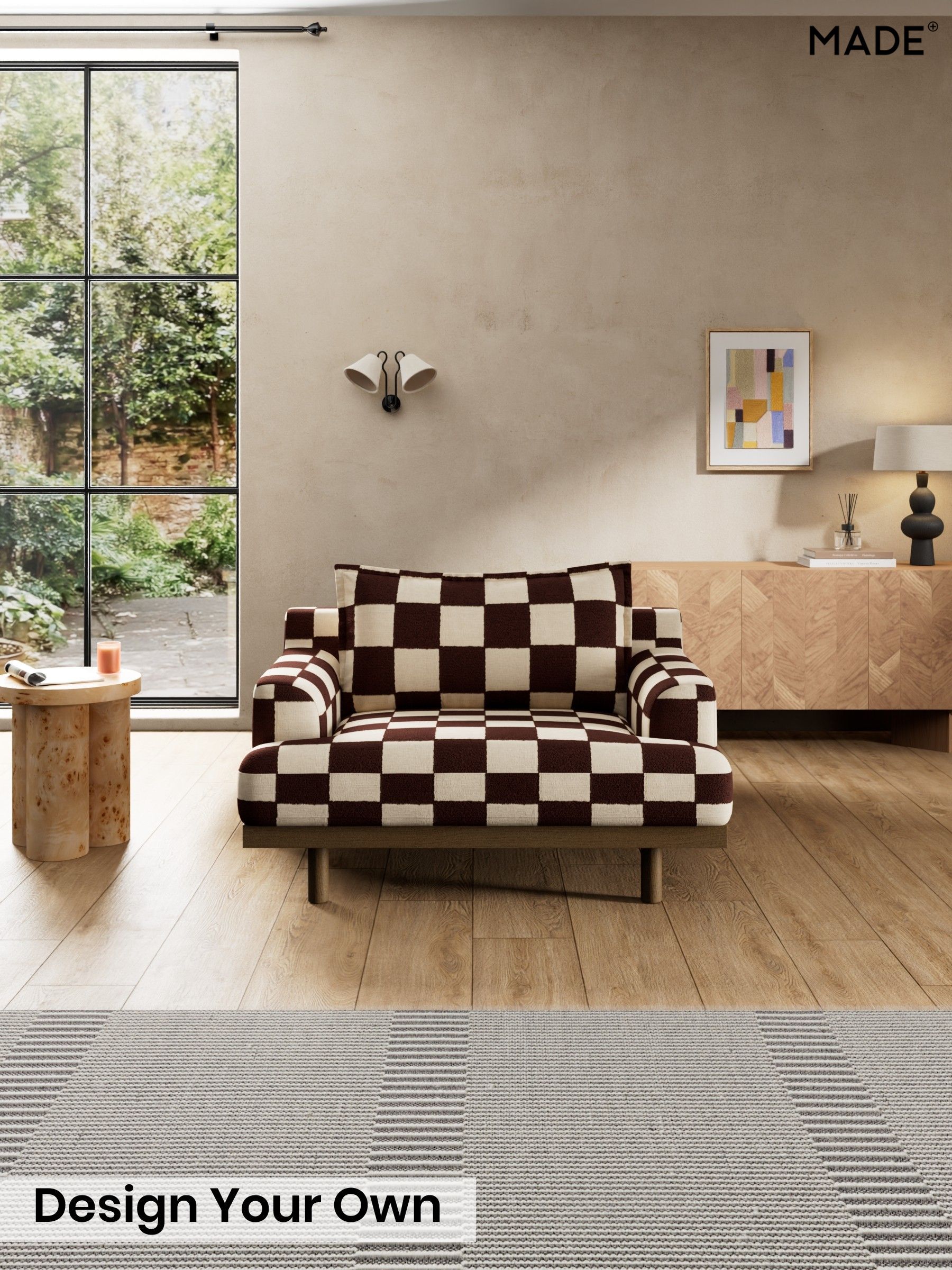 Blenets Check by Harlequin/Chocolate Brown - Turin By Made