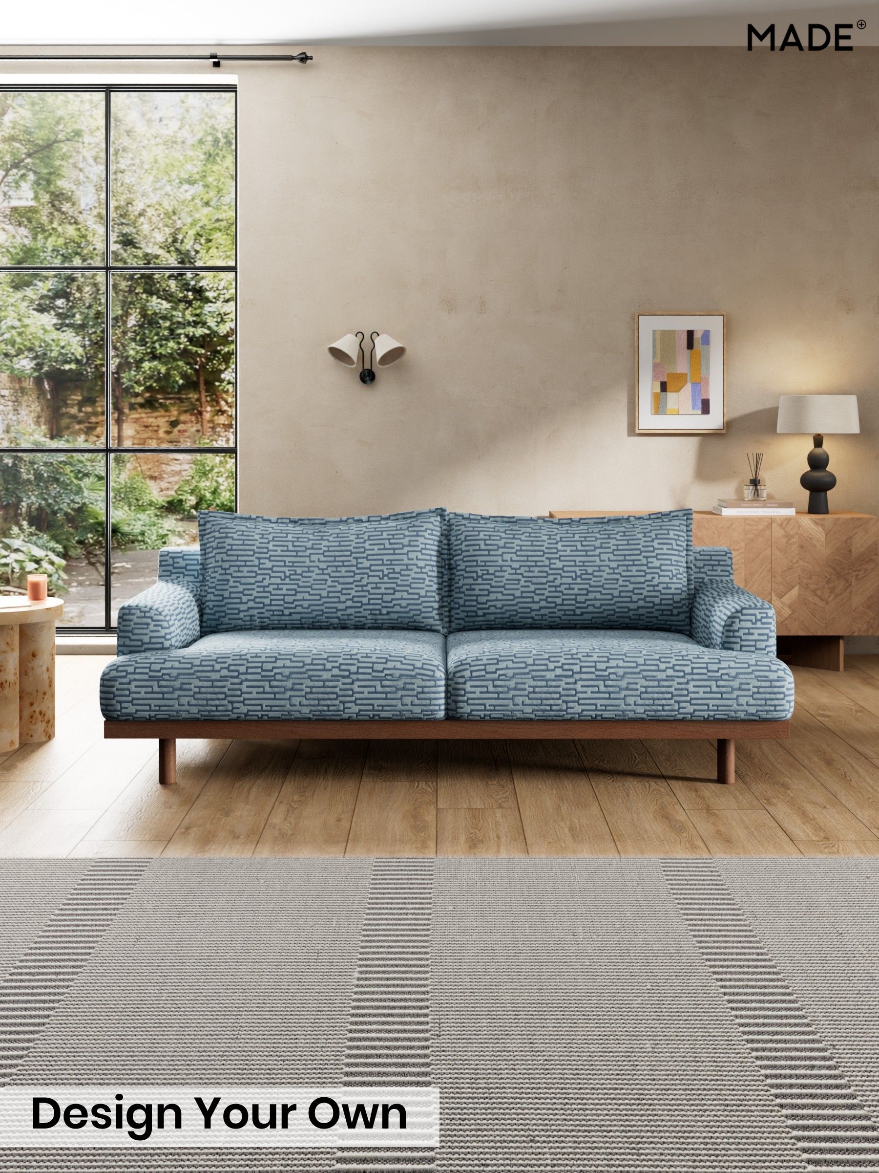 Great Hey by Harlequin/Atlantic Blue - Turin By Made