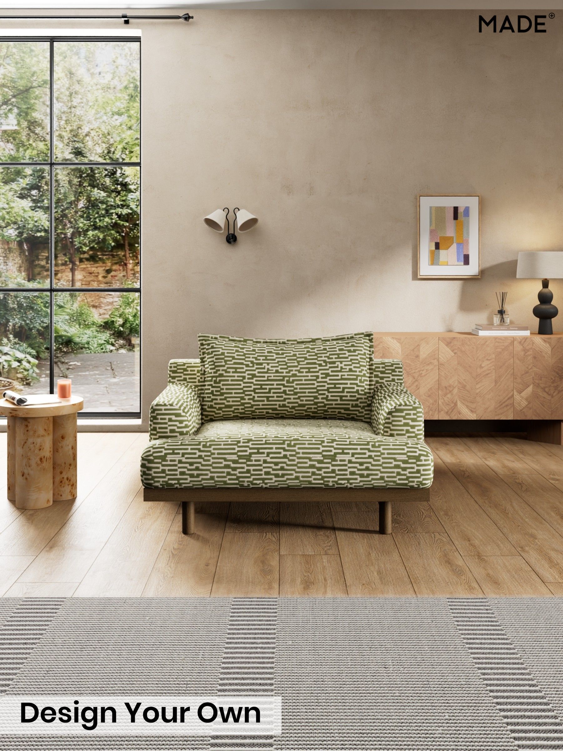 Great Hey by Harlequin/Matcha Green - Turin By Made