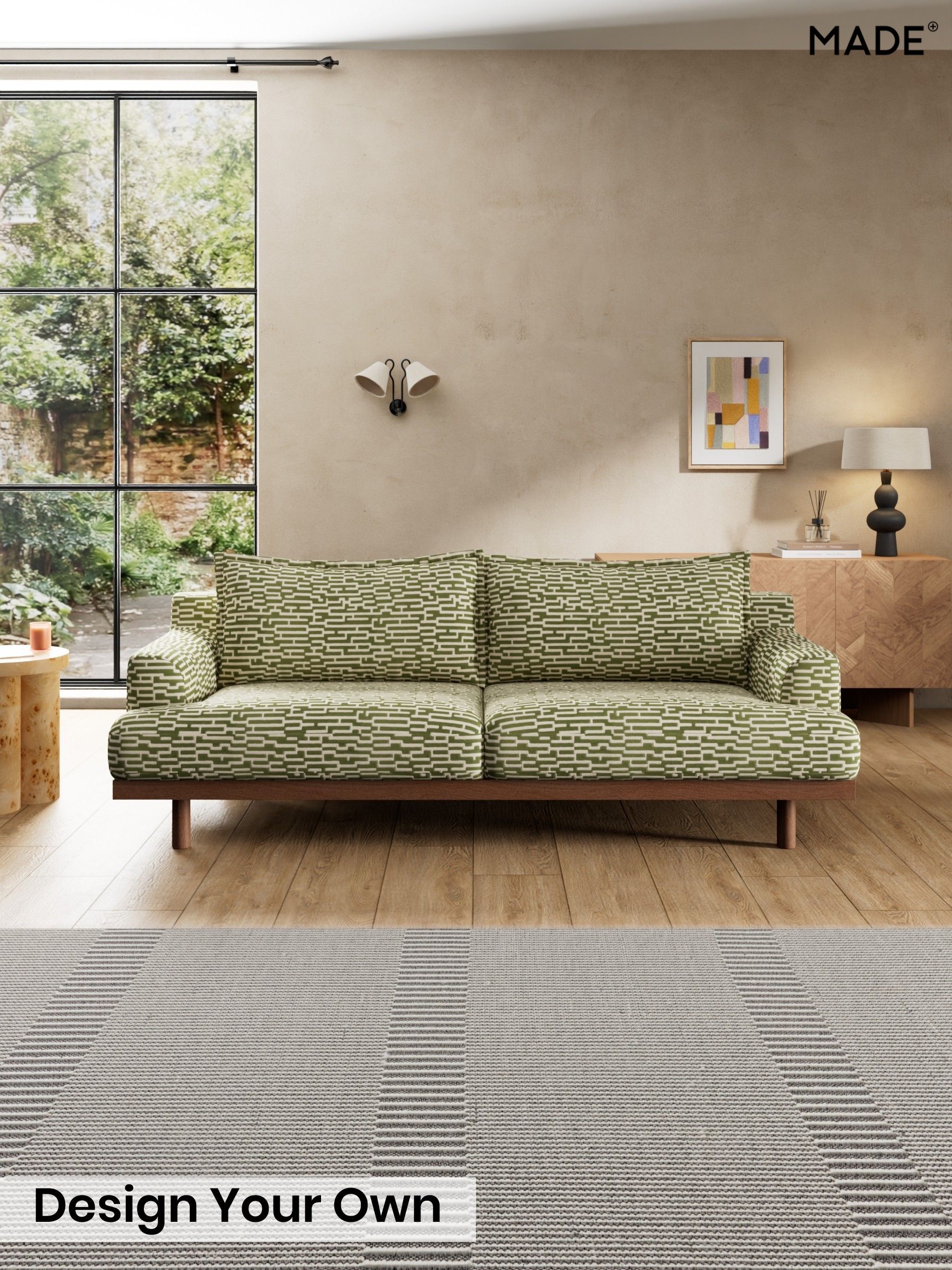 Great Hey by Harlequin/Matcha Green - Turin By Made