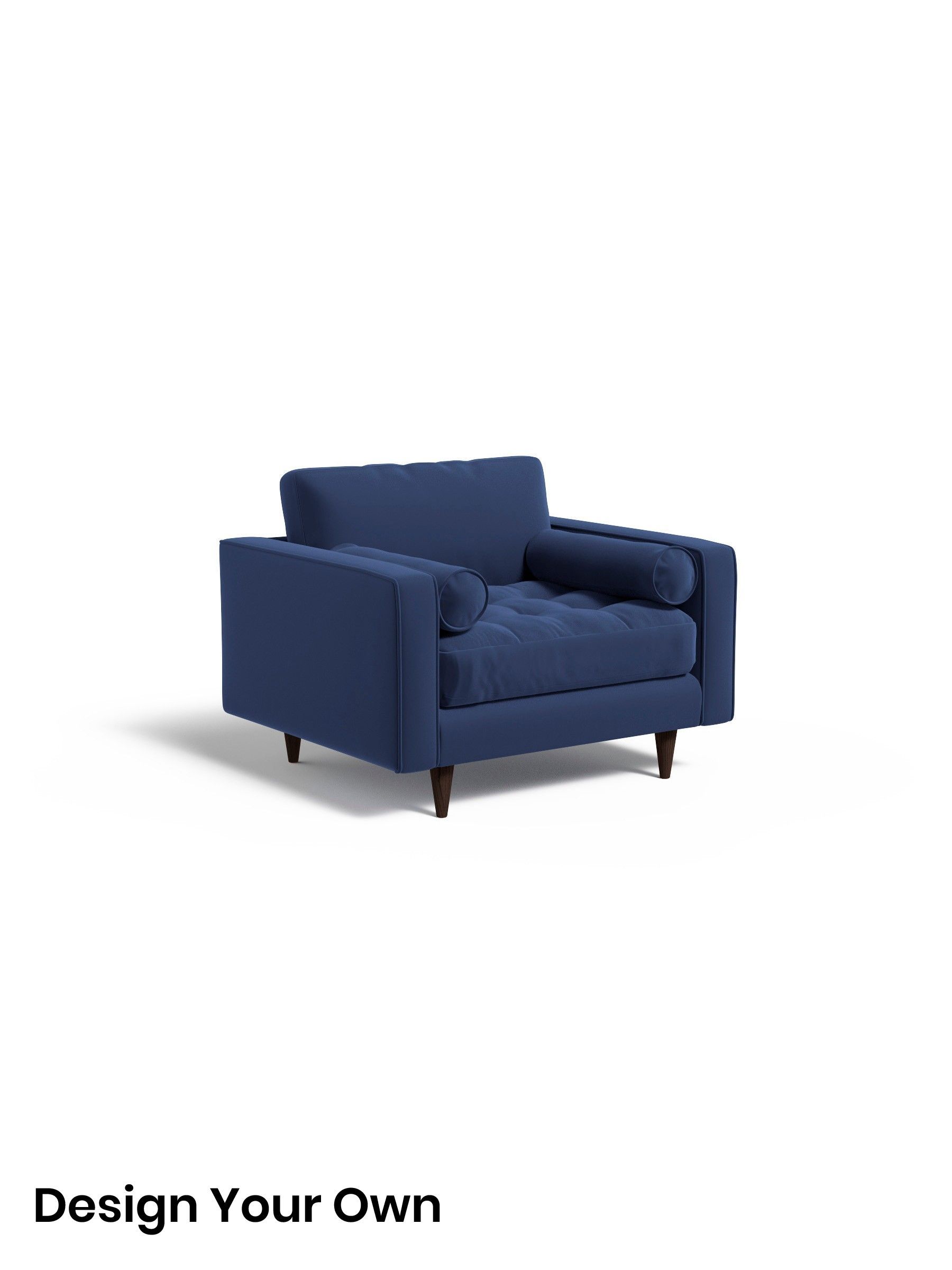 Matt Velvet Easy Clean/Navy Blue - Scott By Made
