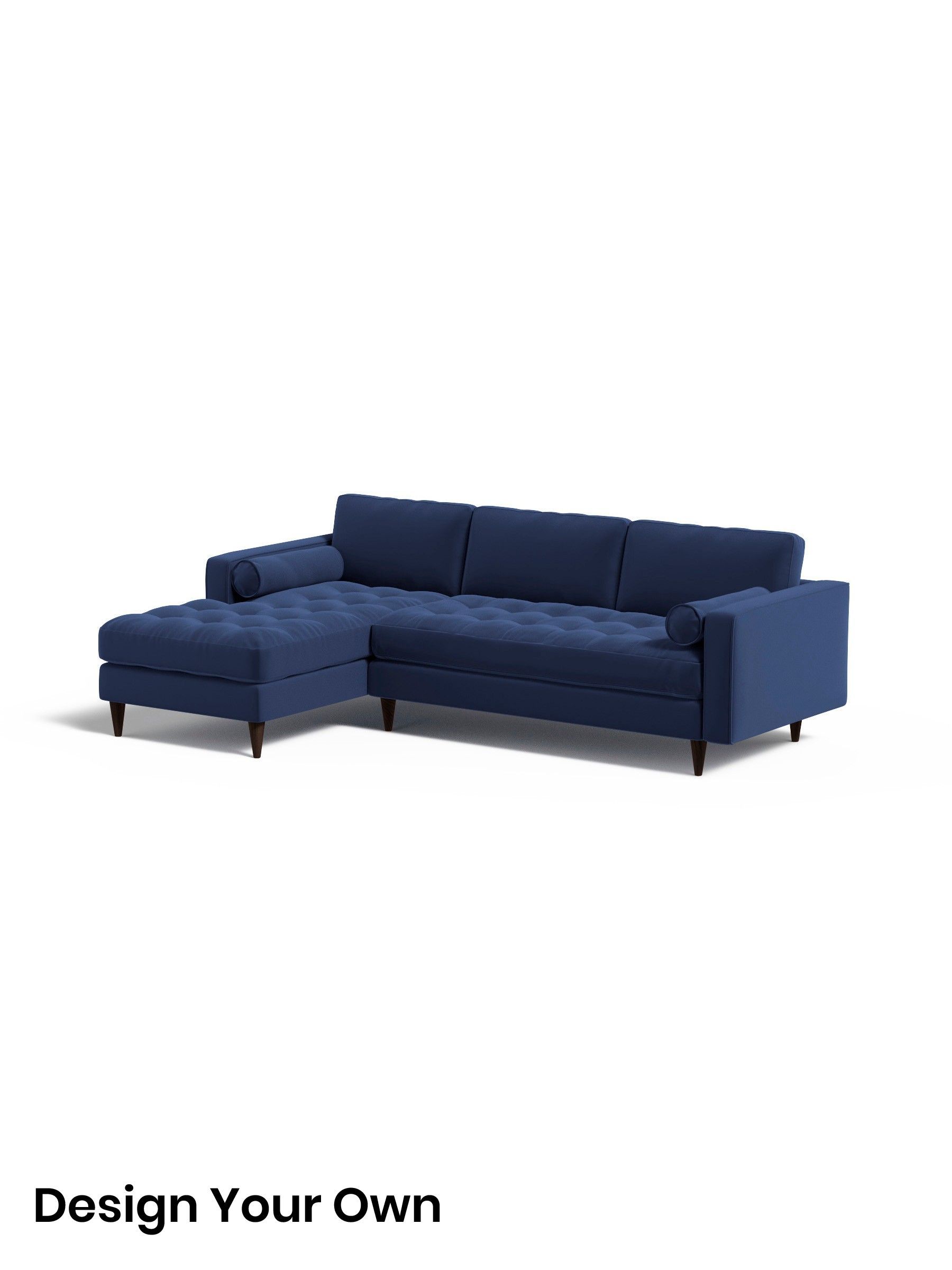 Matt Velvet Easy Clean/Navy Blue - Scott By Made