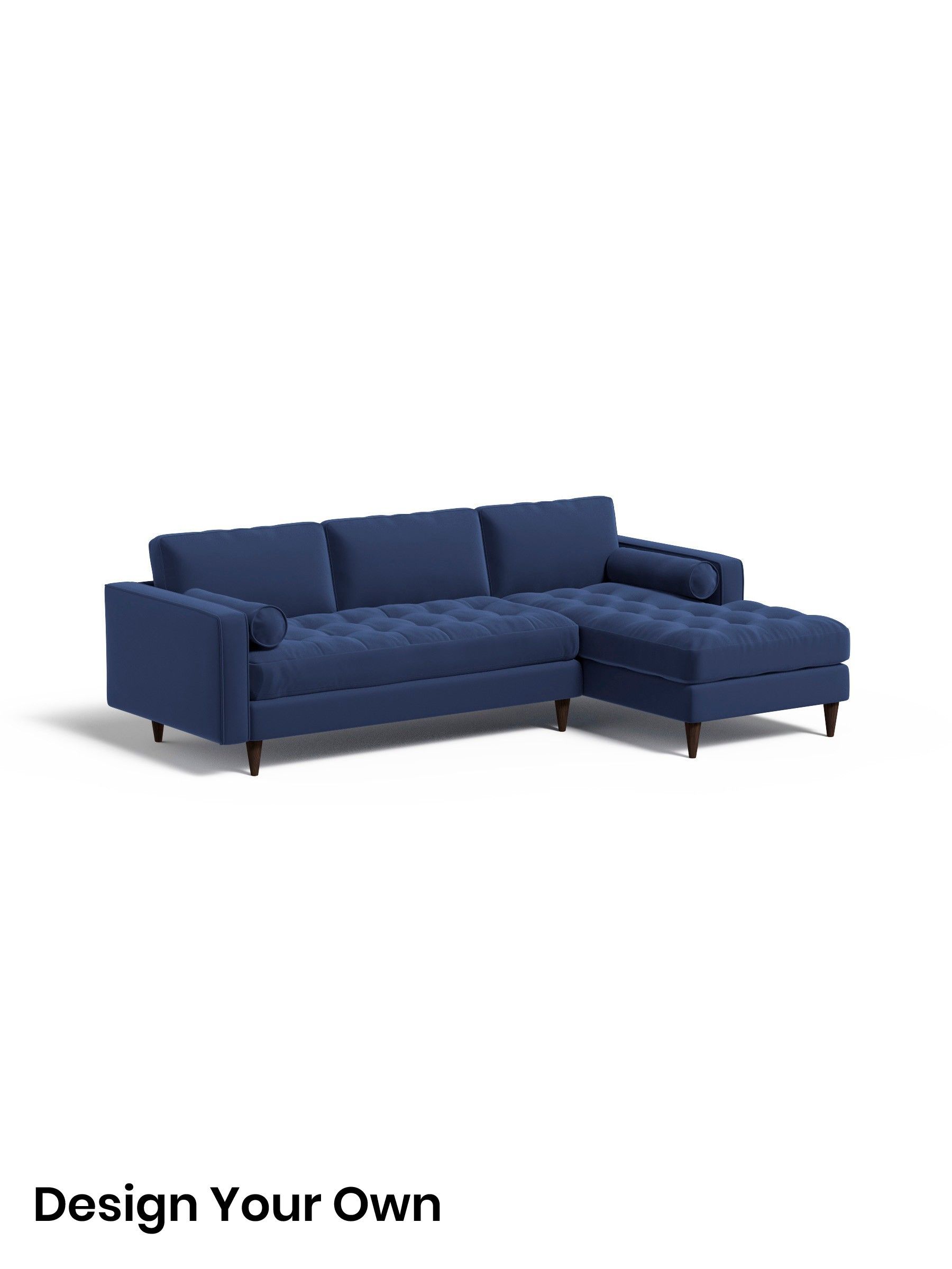 Matt Velvet Easy Clean/Navy Blue - Scott By Made