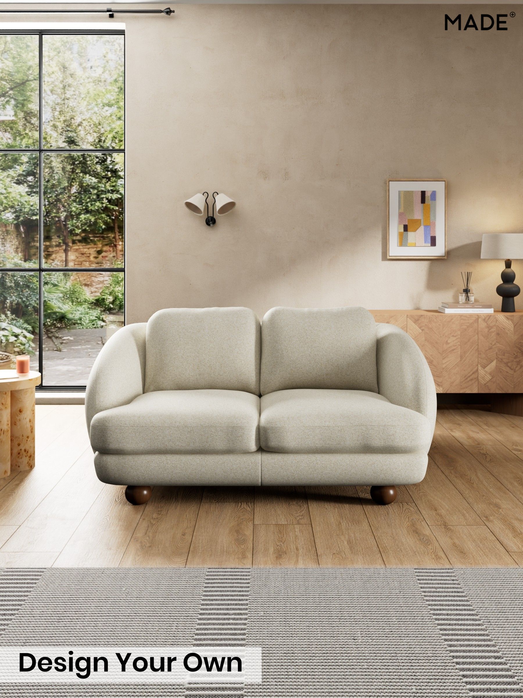 Basket Weave/Natural Stone - Madris By Made