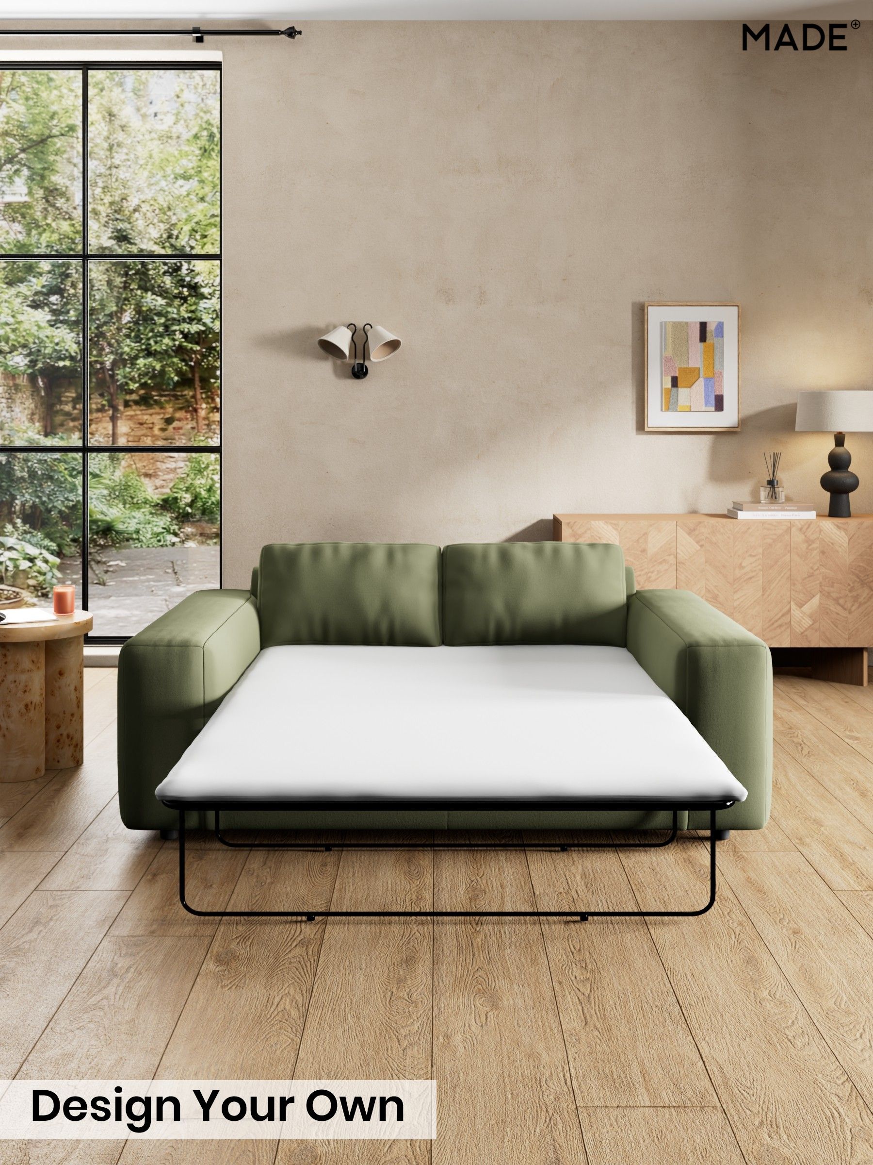 Matt Velvet Easy Clean/Fern Green - Alec By Made
