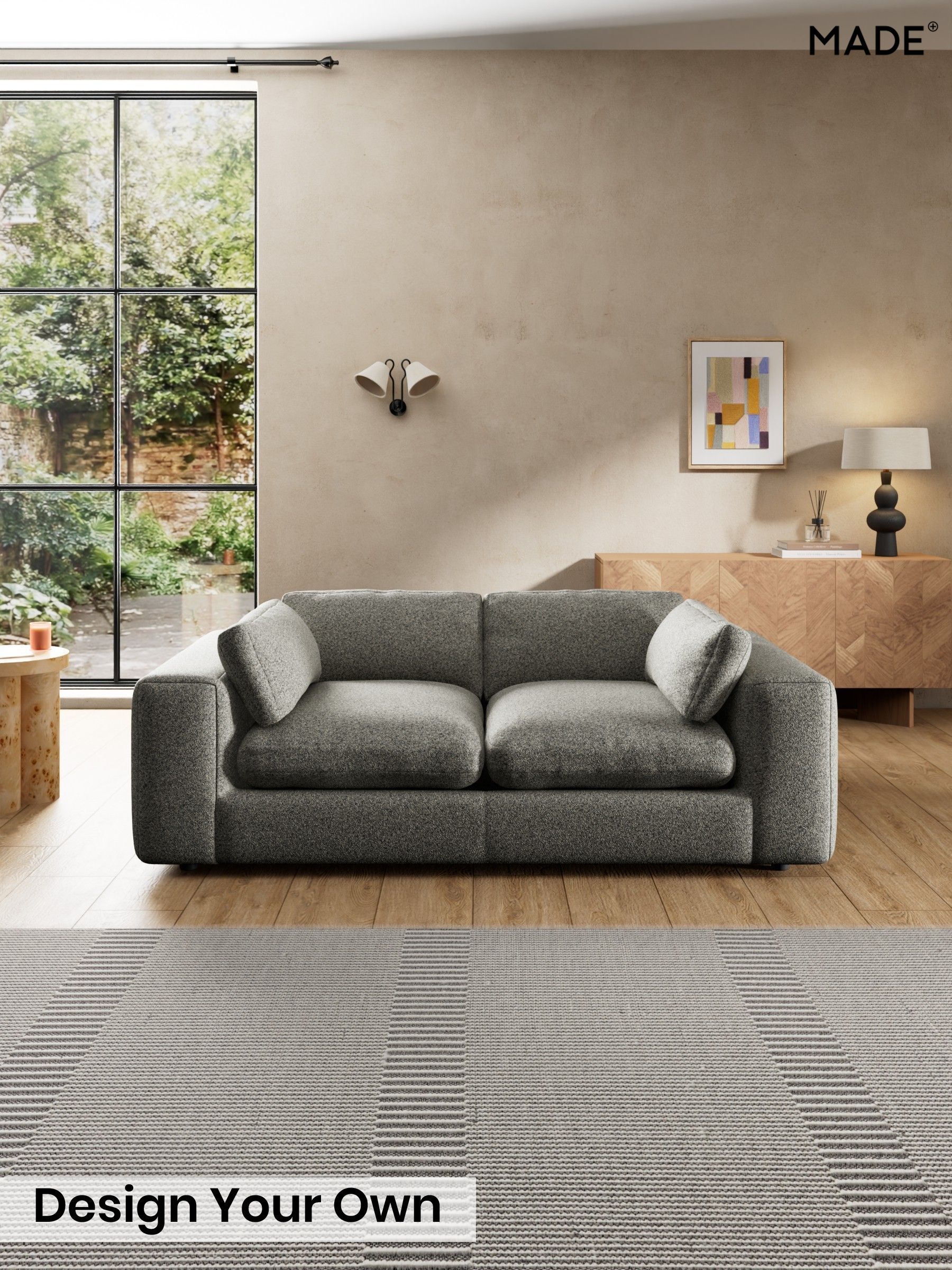 Soft Touch Boucle/Grey Marl - Alec By Made