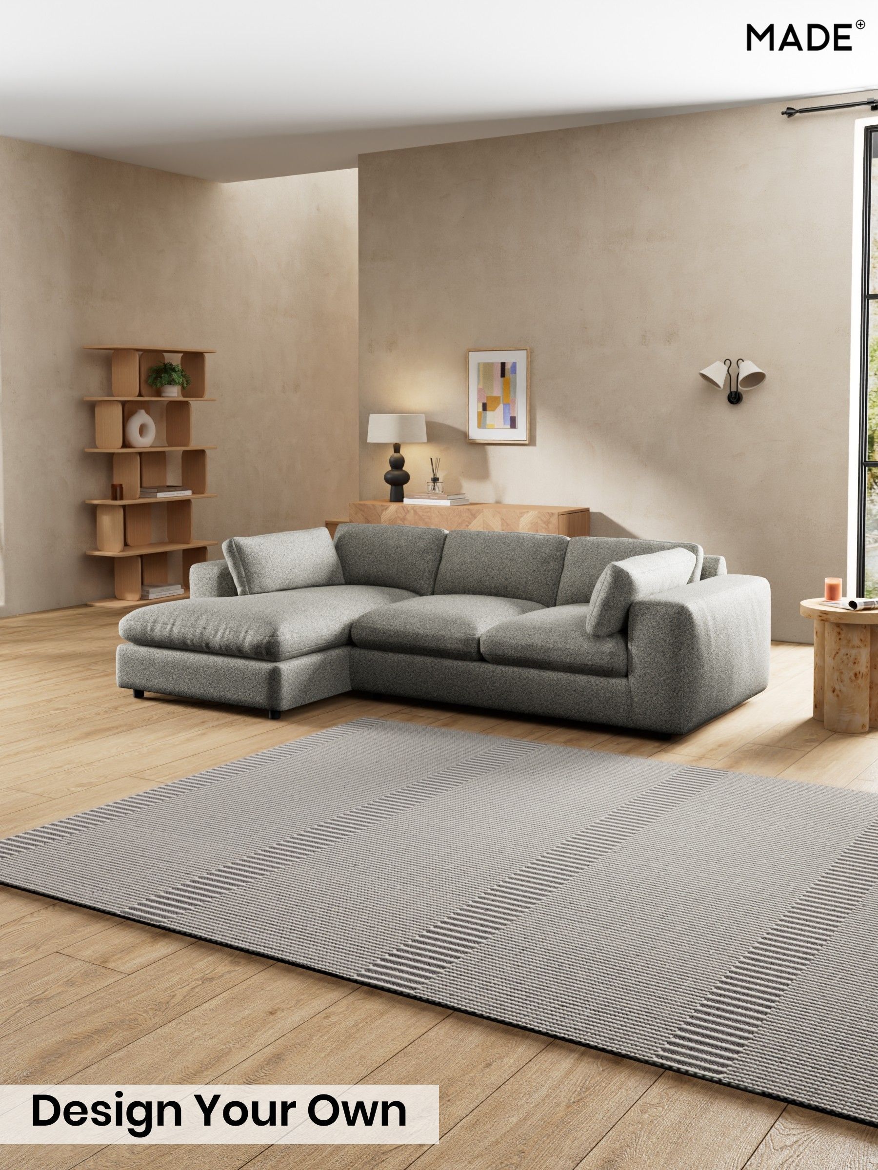 Soft Touch Boucle/Grey Marl - Alec By Made