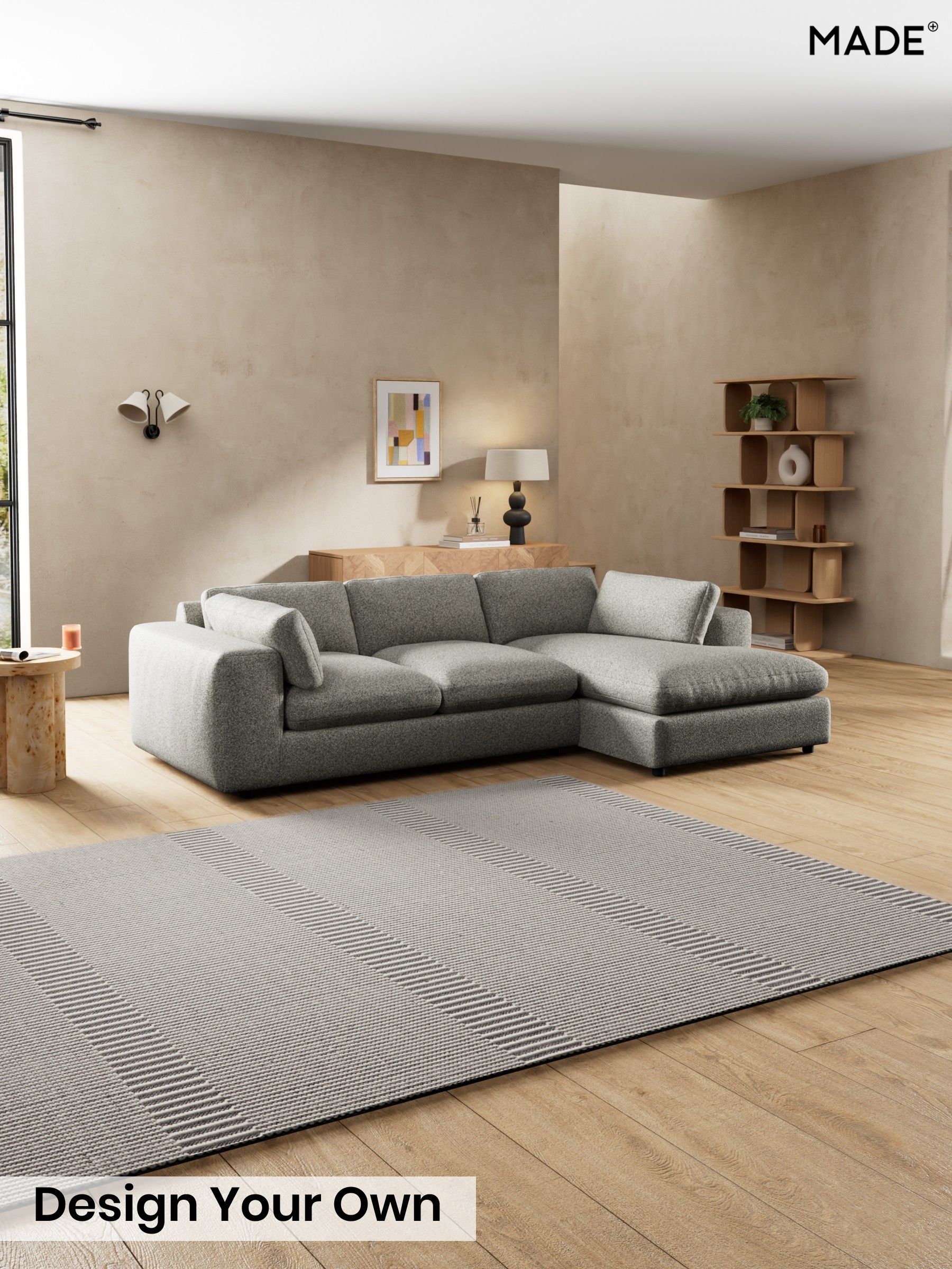 Soft Touch Boucle/Grey Marl - Alec By Made