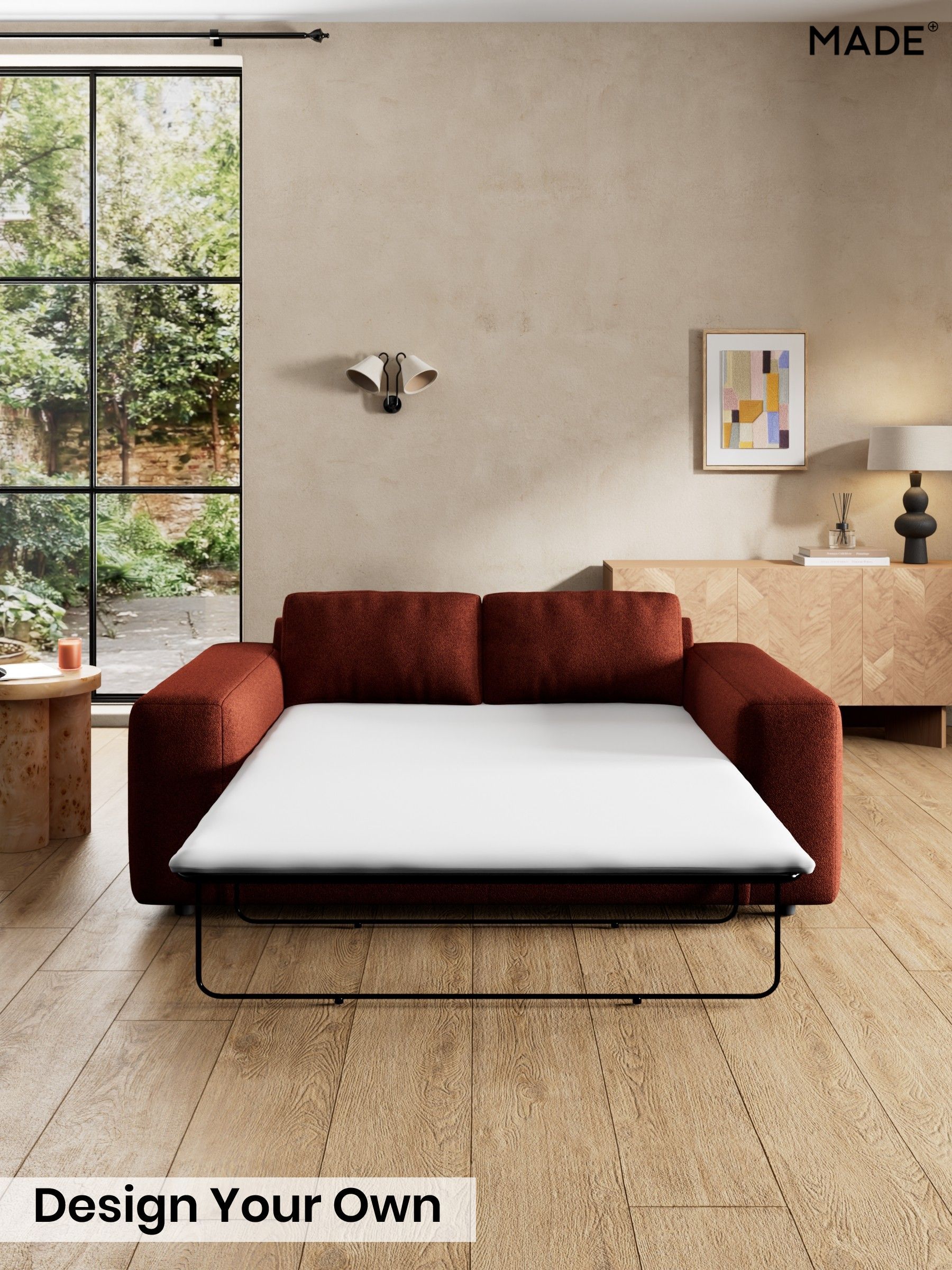 Soft Touch Boucle/Rust Orange - Alec By Made