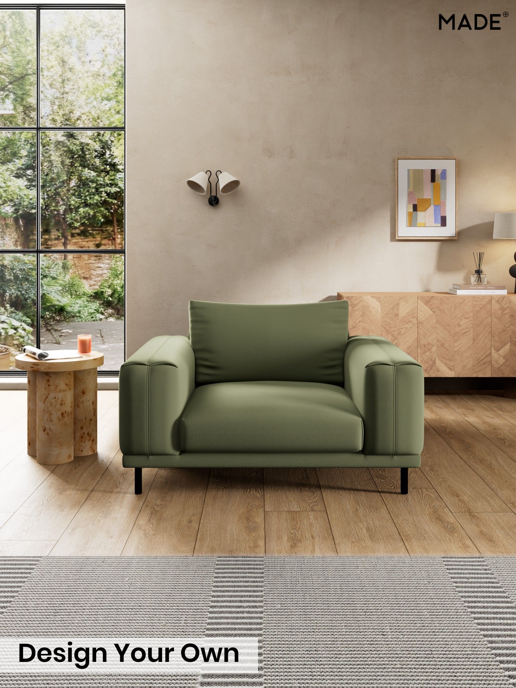 Matt Velvet Easy Clean/Fern Green - Odin By Made