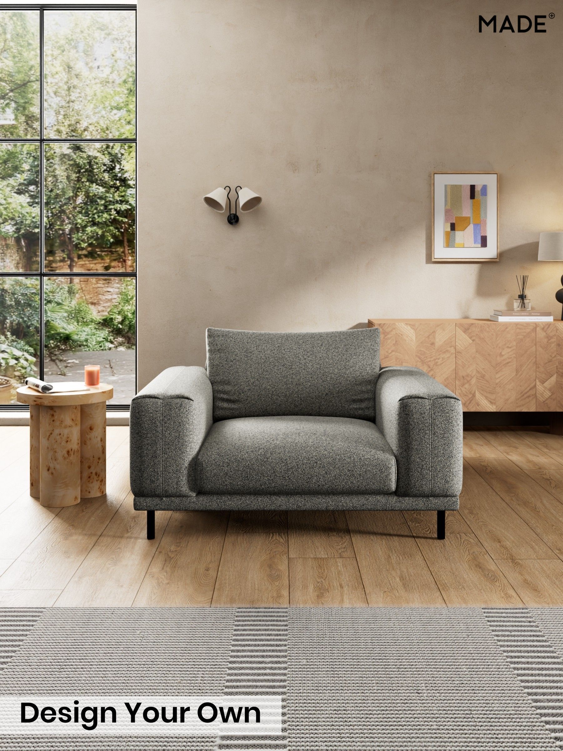 Soft Touch Boucle/Grey Marl - Odin By Made