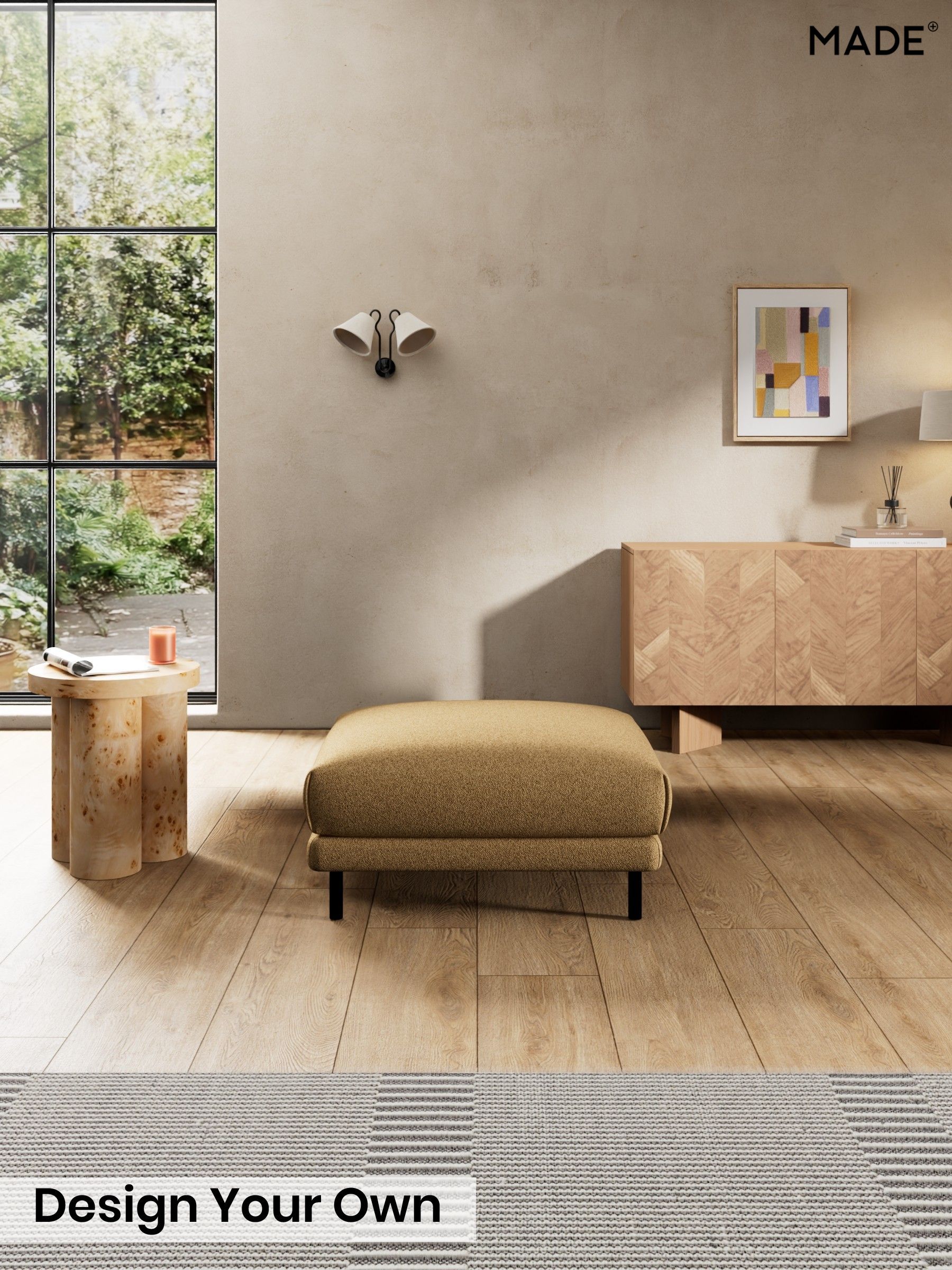 Soft Touch Boucle/Caramel Natural - Odin By Made