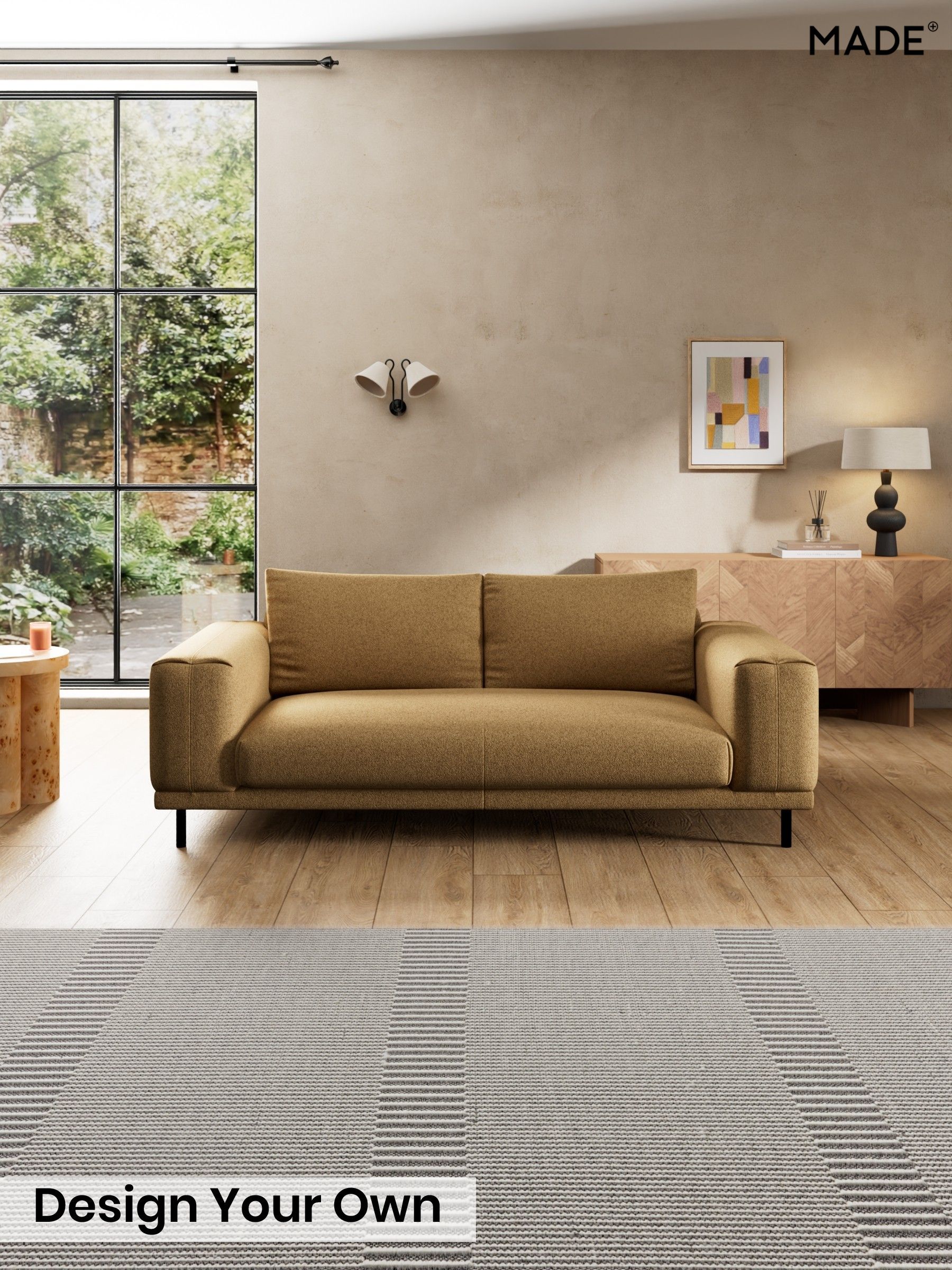 Soft Touch Boucle/Caramel Natural - Odin By Made