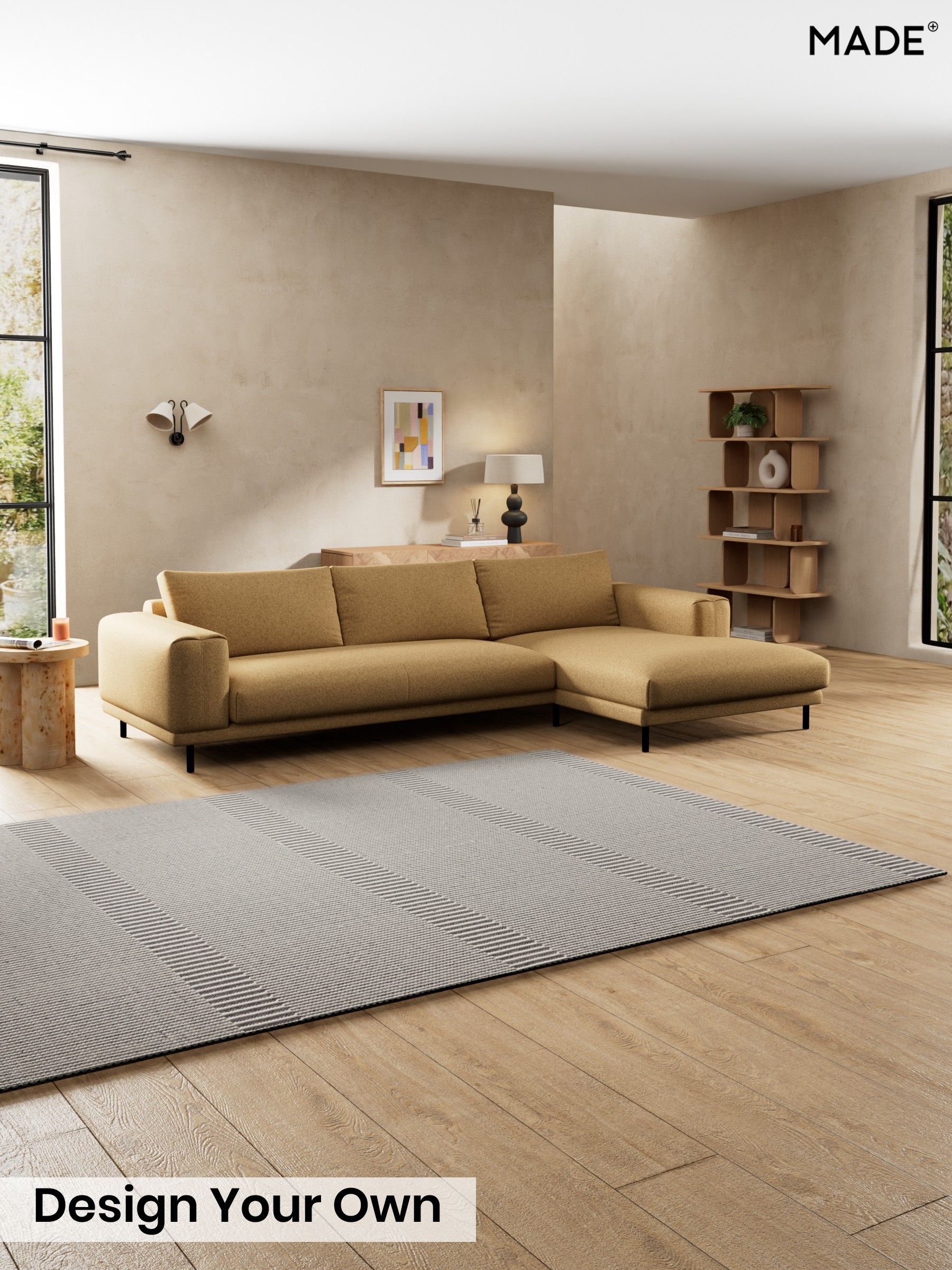 Soft Touch Boucle/Caramel Natural - Odin By Made