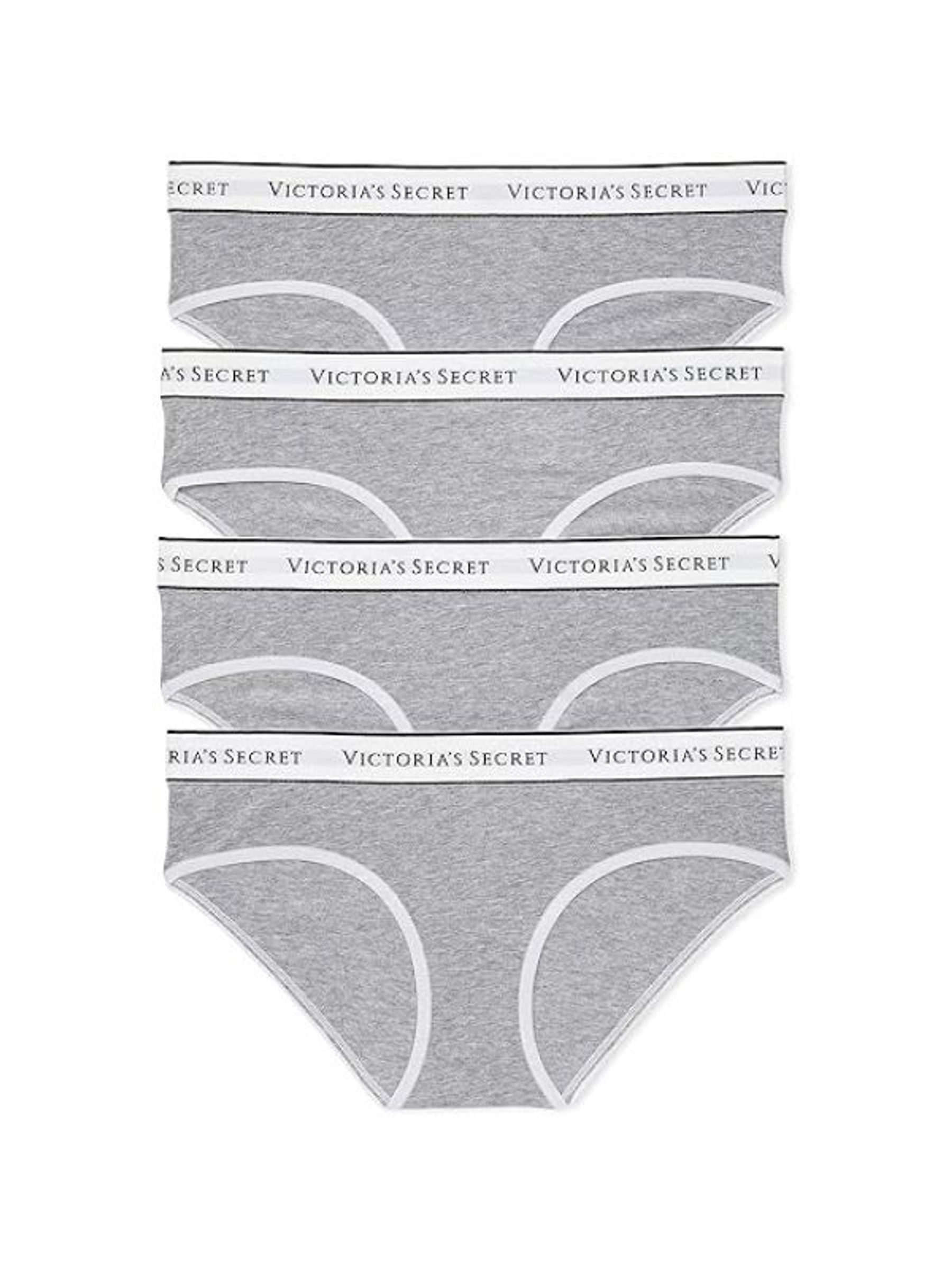 Heather Grey Hipster Logo 4 Pack Knickers (W49867) | £20