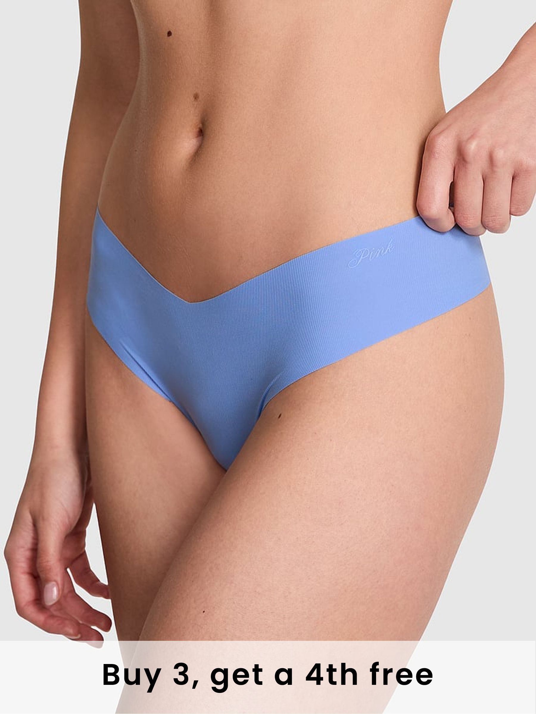 Seascape Blue Thong No Show Knickers (W49884) | £9