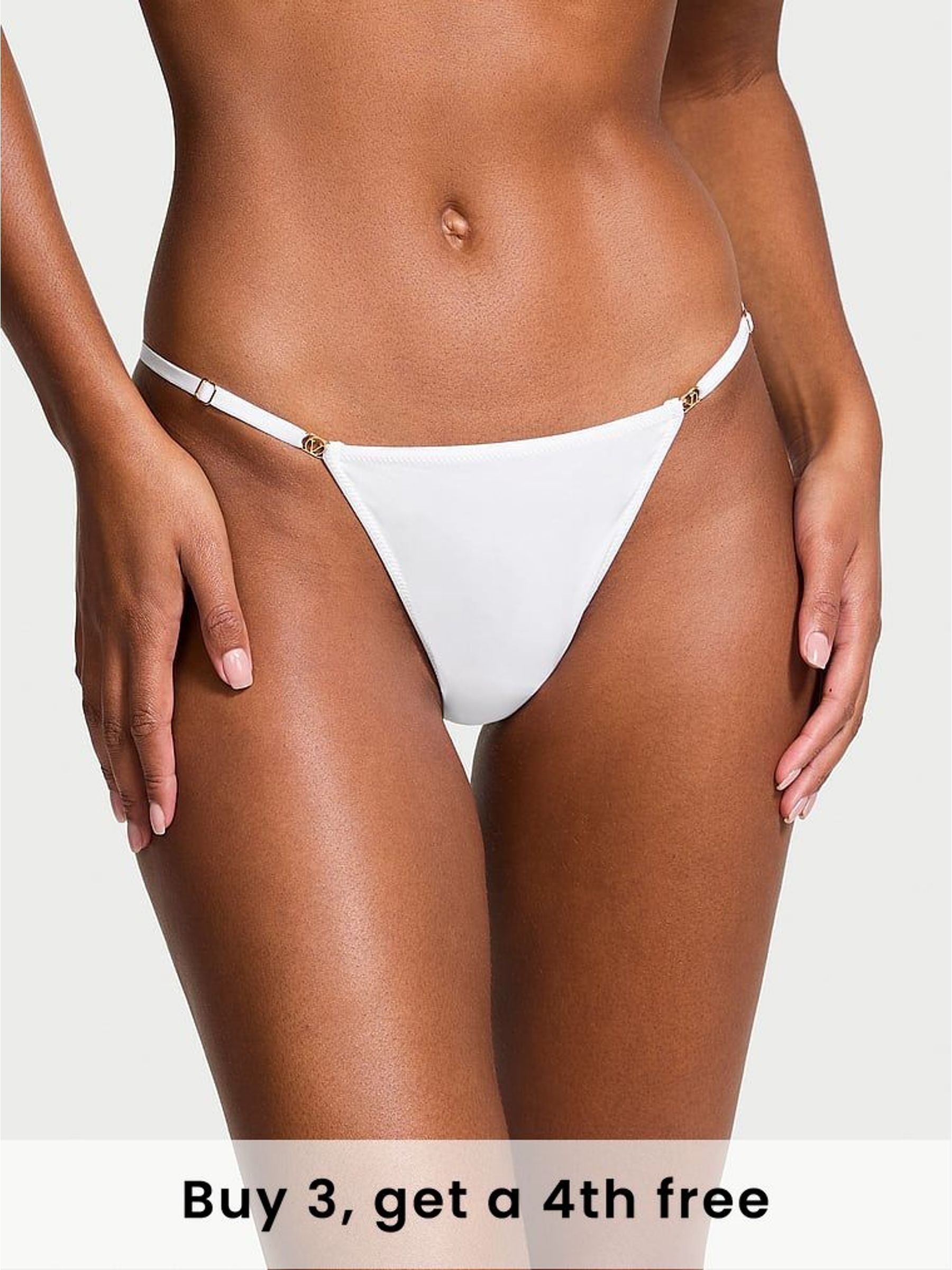 Coconut White Thong Knickers (W49991) | £14
