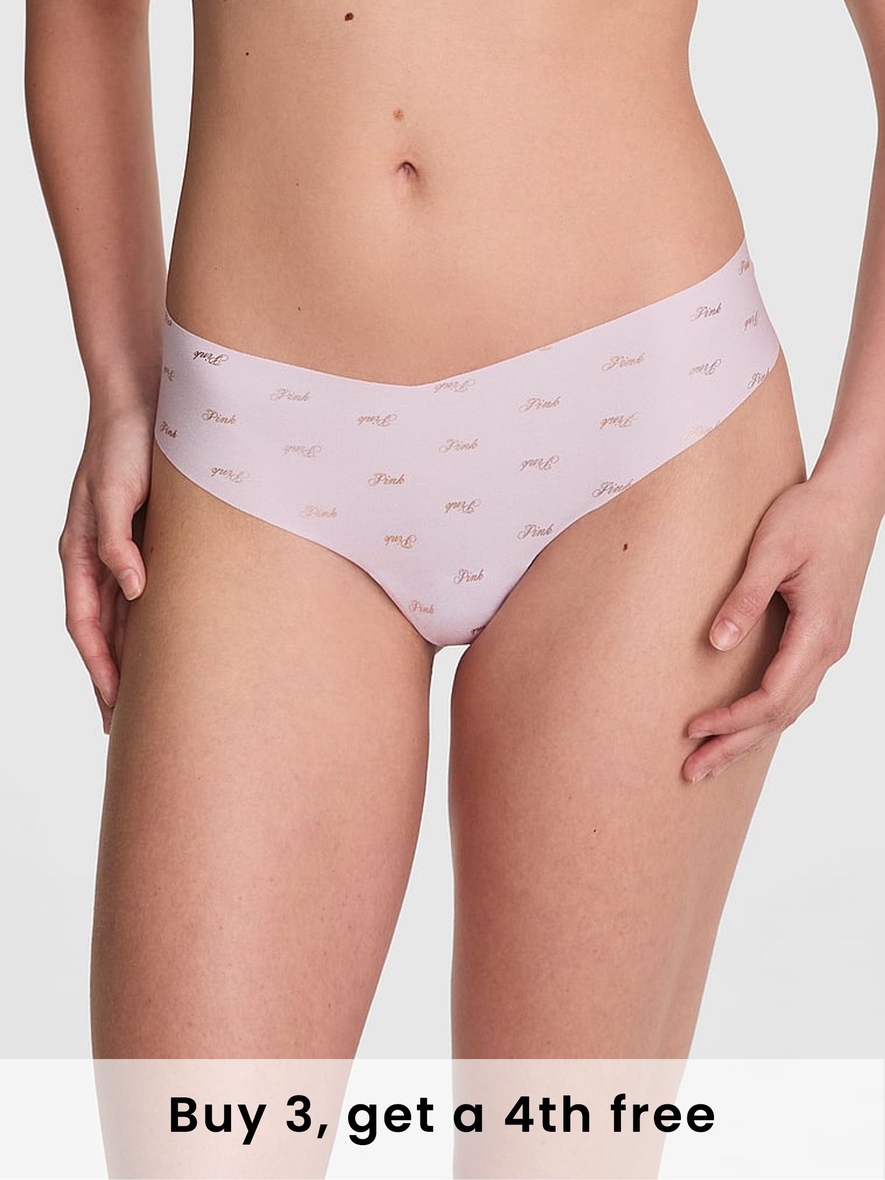 Purple Whisper Thong No Show Knickers (W50056) | £9
