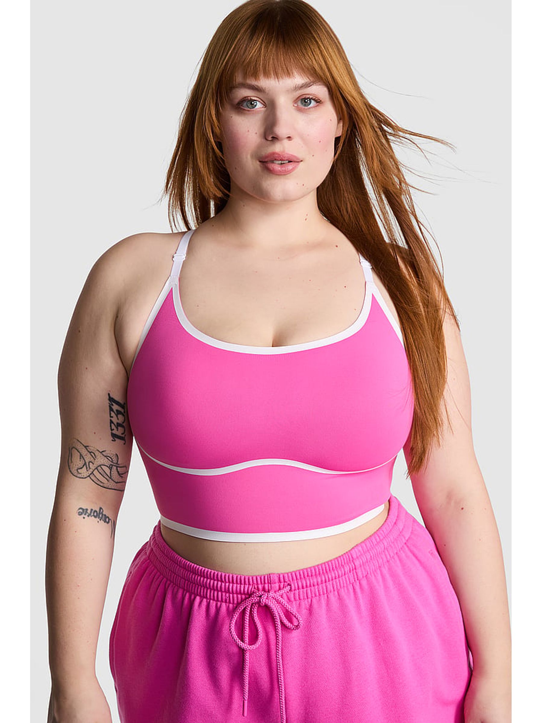 Pink Gossip Relay Racerback Sports Bra (W50217) | £29