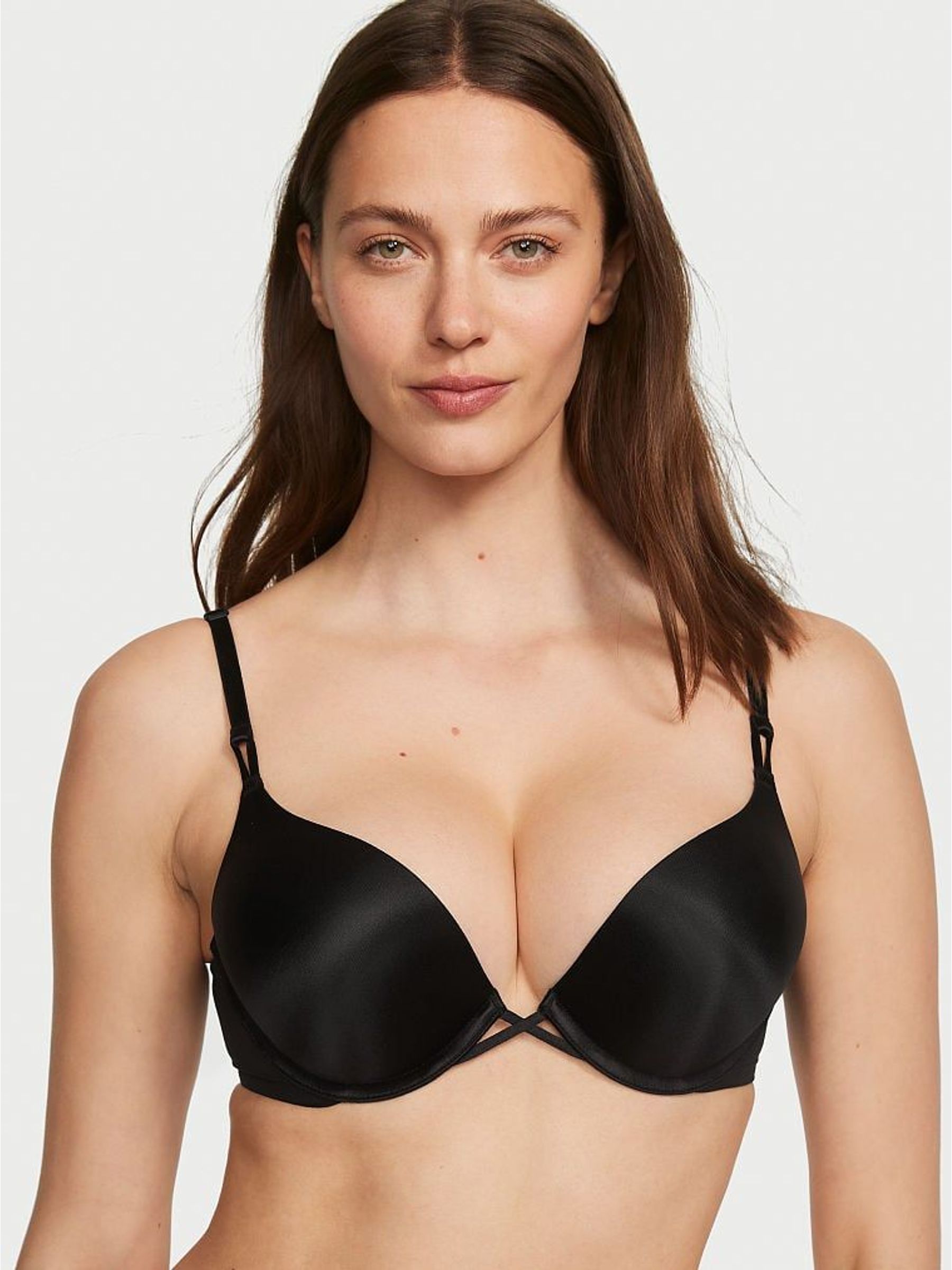 Black Add 2 Cups Push Up Bombshell Bra (W50229) | £45