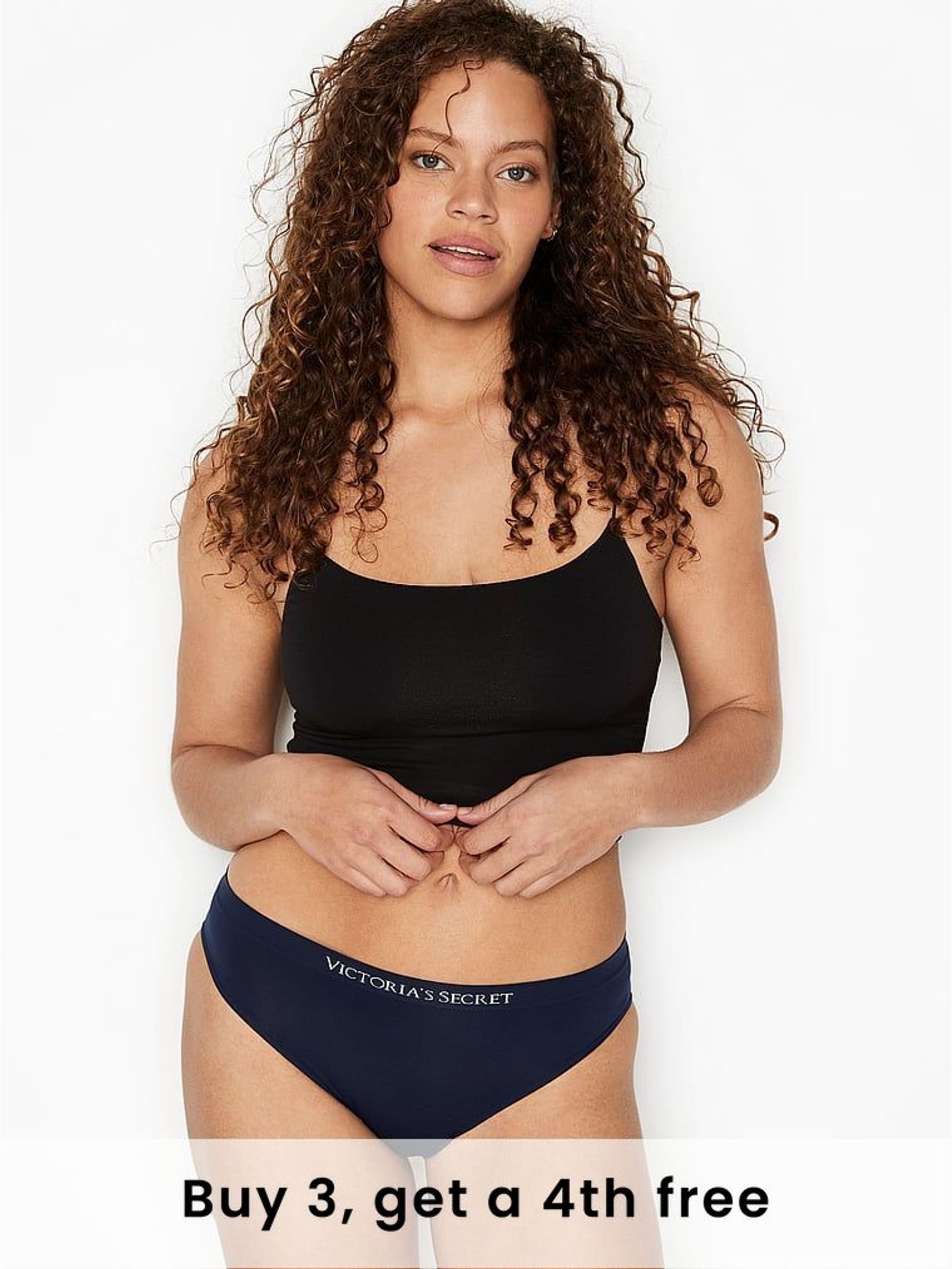 Noir Navy Blue Bikini Knickers (W50293) | £9
