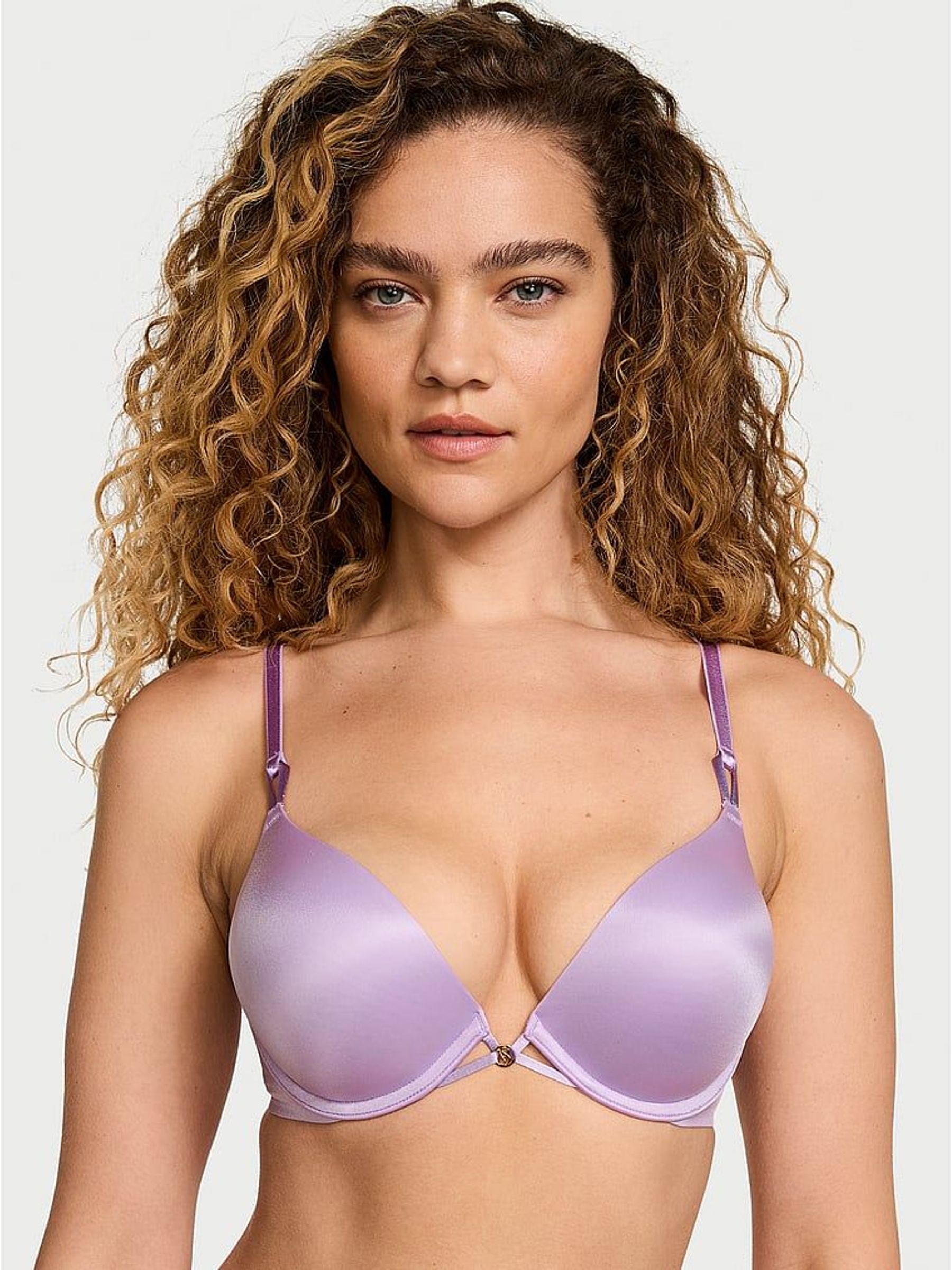 Charmed Violet Purple Add 2 Cups Push Up Bombshell Bra (W50347) | £45