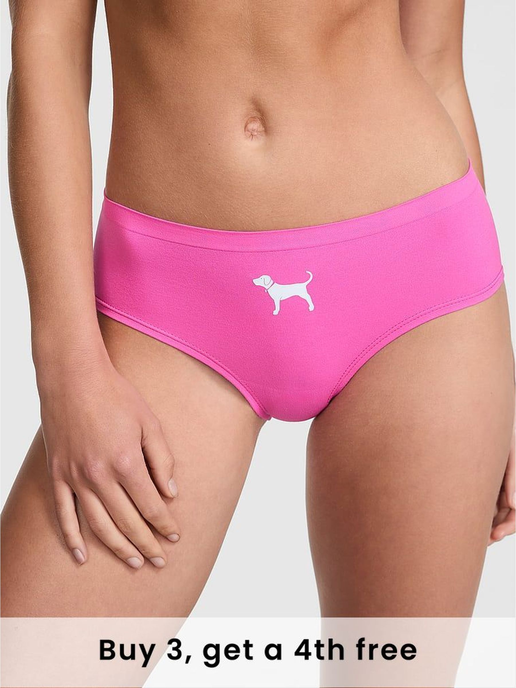 Pink Hipster Seamless Knickers (W50354) | £9