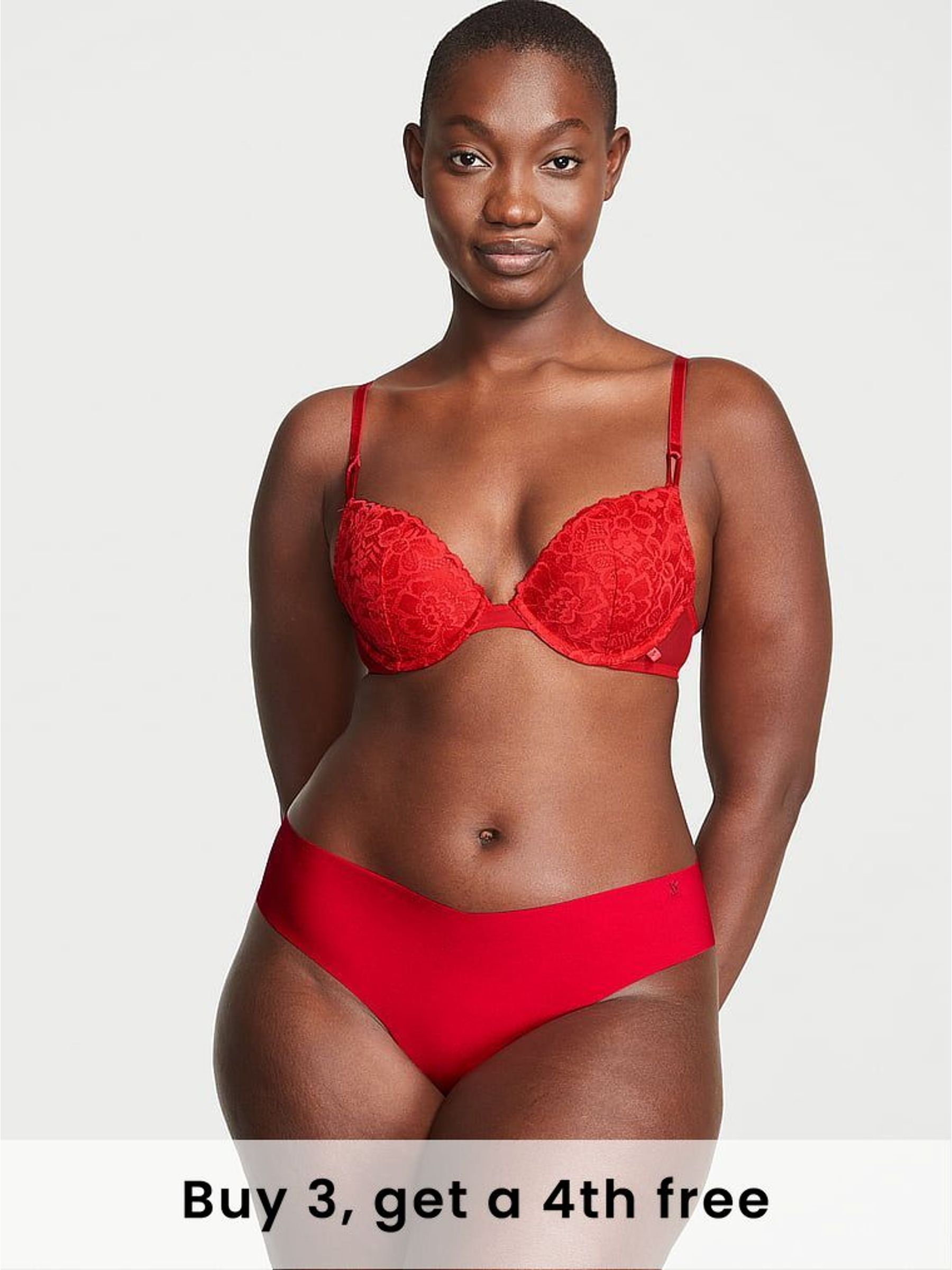 Lipstick Red Thong Knickers (W50421) | £9