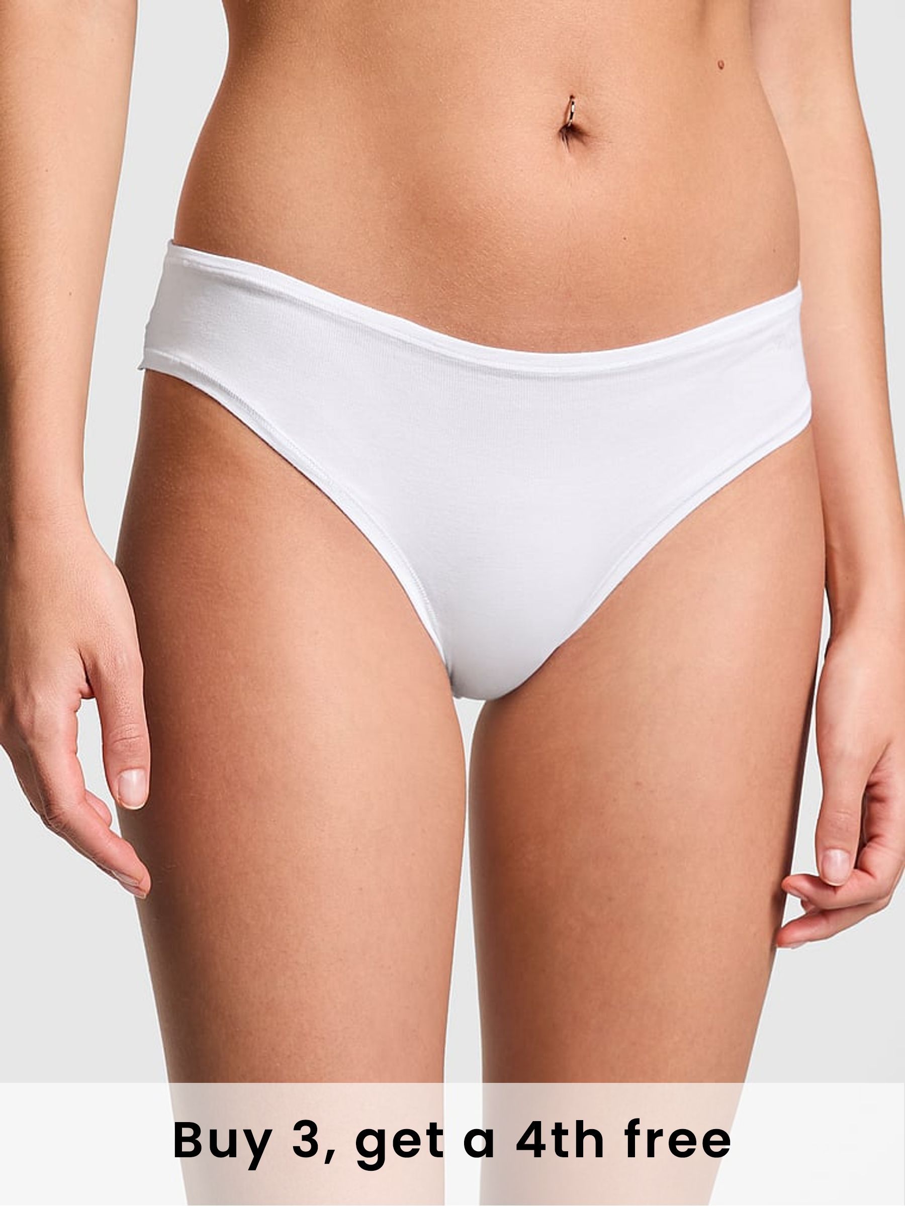 White Cotton Knickers (W50494) | £9