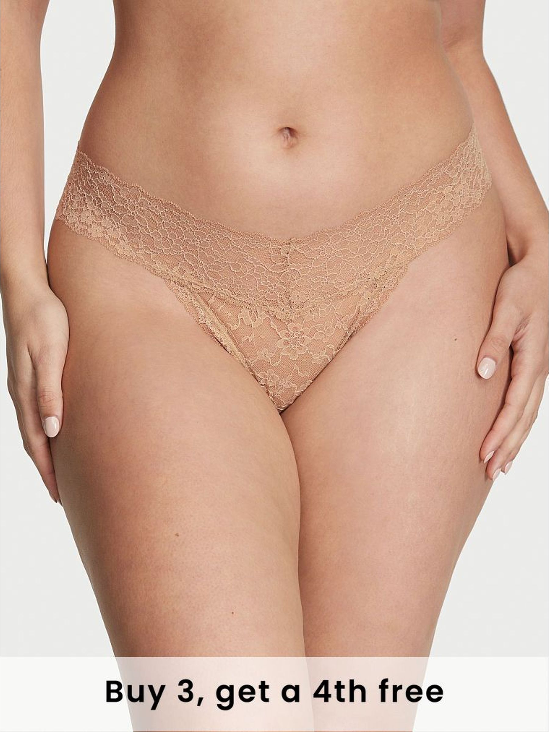 Praline Nude Thong Knickers (W50537) | £9