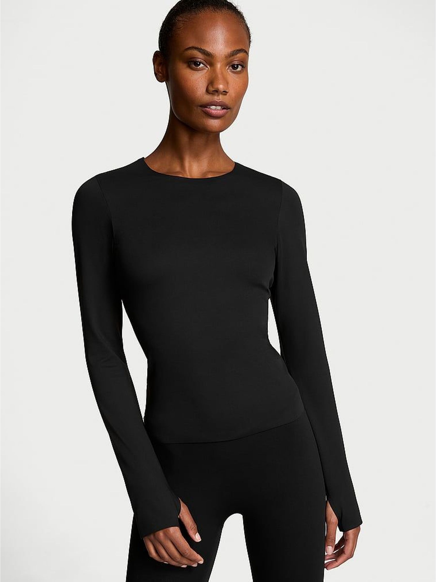 Black Elevate™ Long Sleeve T-Shirt (W50542) | £45